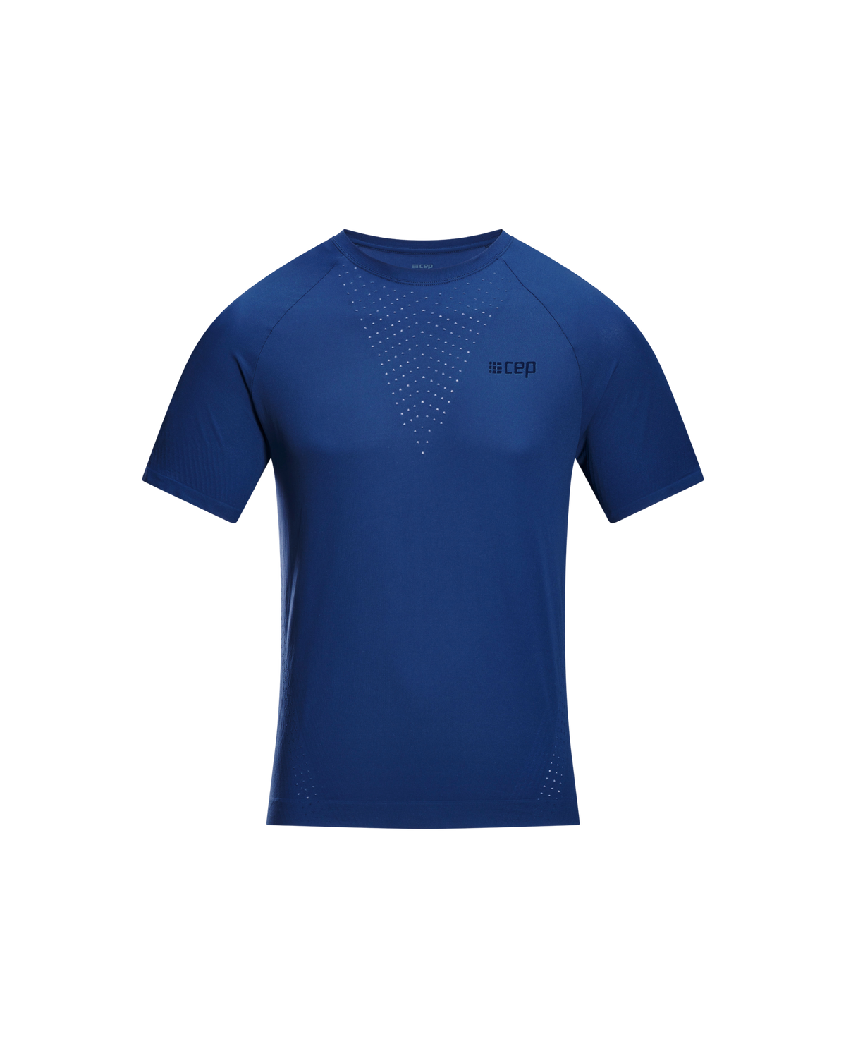 Ultralight Seamless Short Sleeve Shirt, Men, Blue