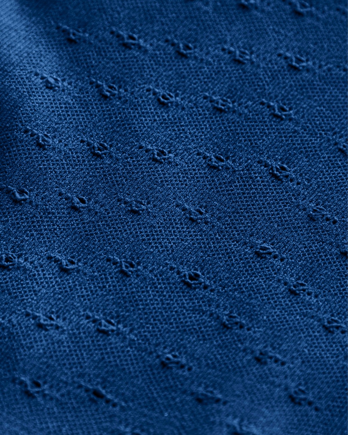 Ultralight Seamless Short Sleeve Shirt, Men, Blue, close-up detail