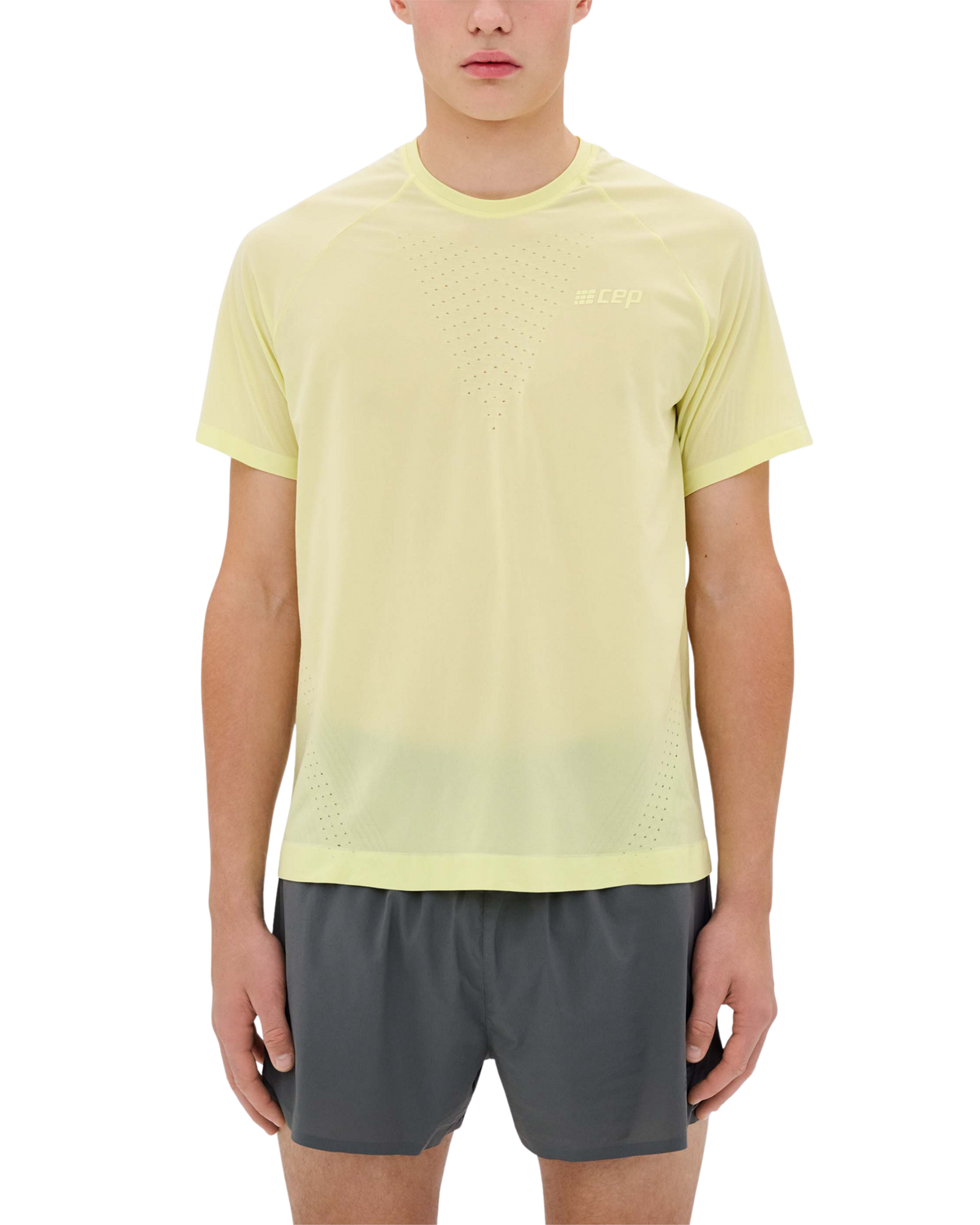 Ultralight Seamless Short Sleeve Shirt, Men, Lime