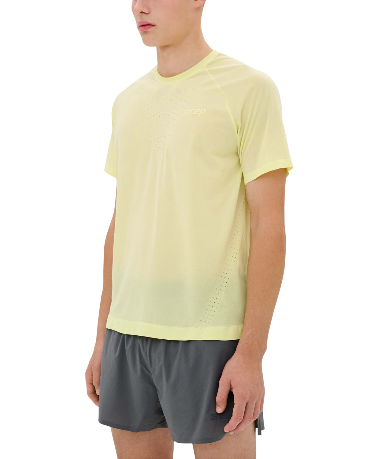 Ultralight Seamless Short Sleeve Shirt, Men, Lime
