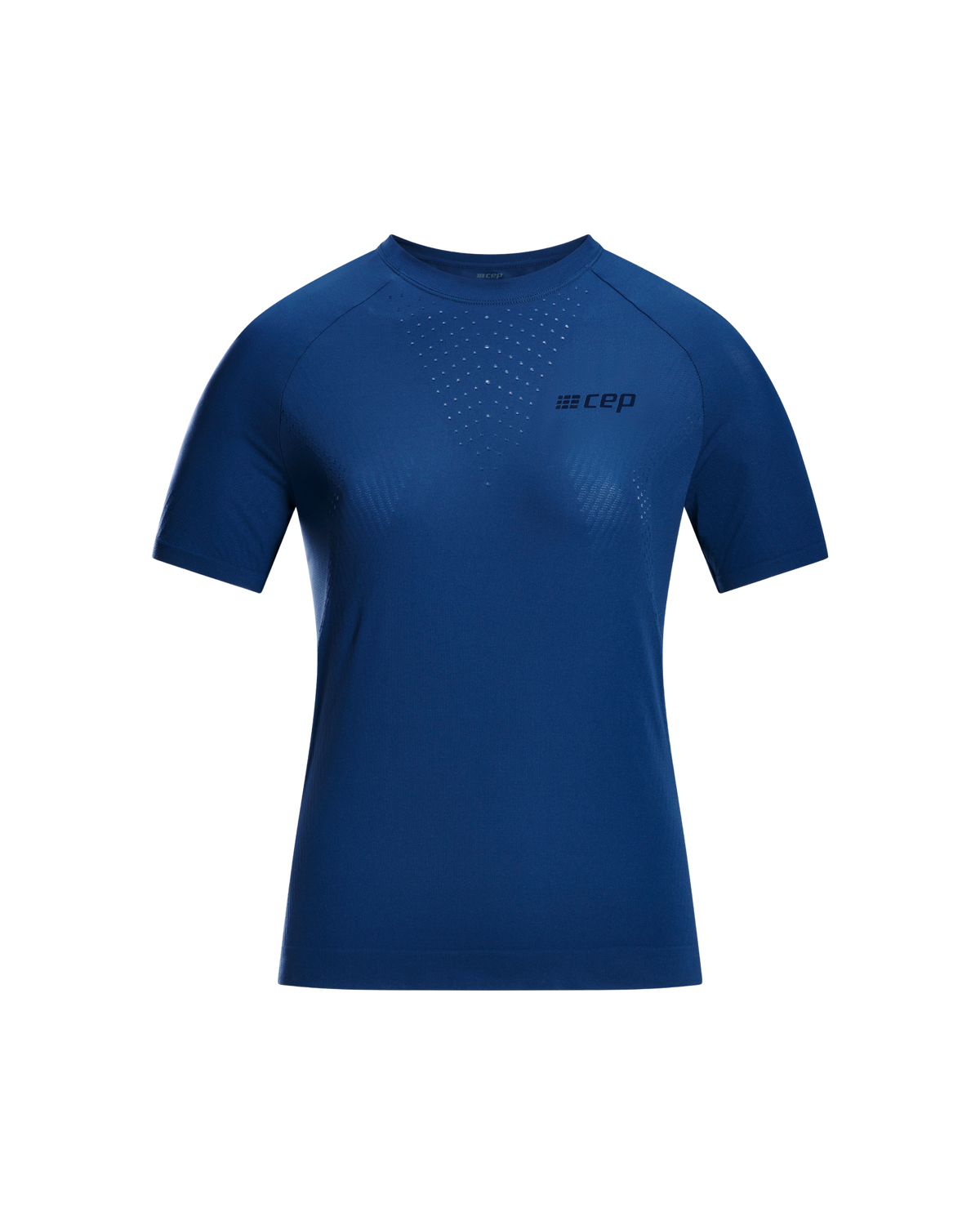 Ultralight Seamless Short Sleeve Shirt, Women, Blue