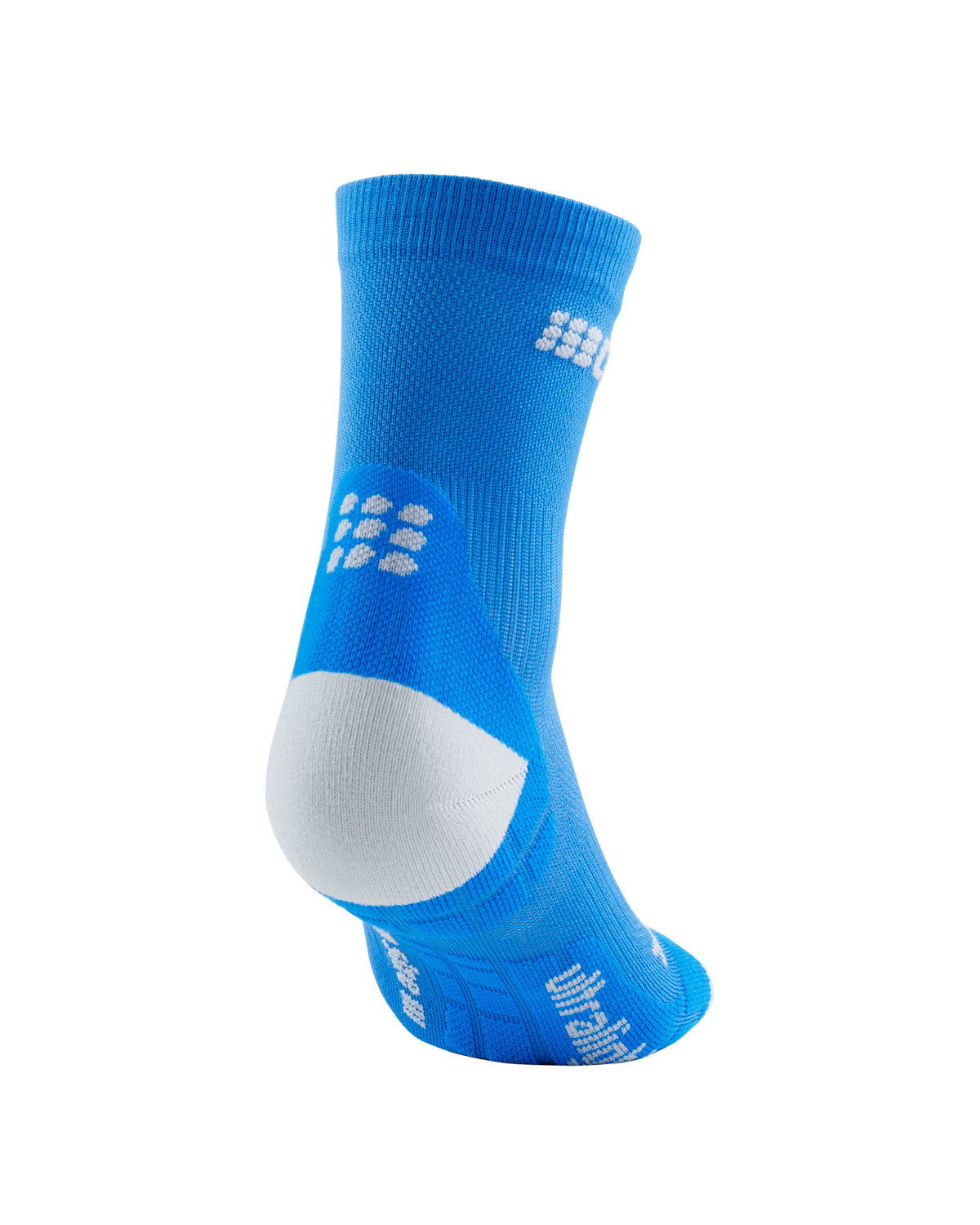 Ultralight Short Compression Socks, Men, Electric Blue/Light Grey