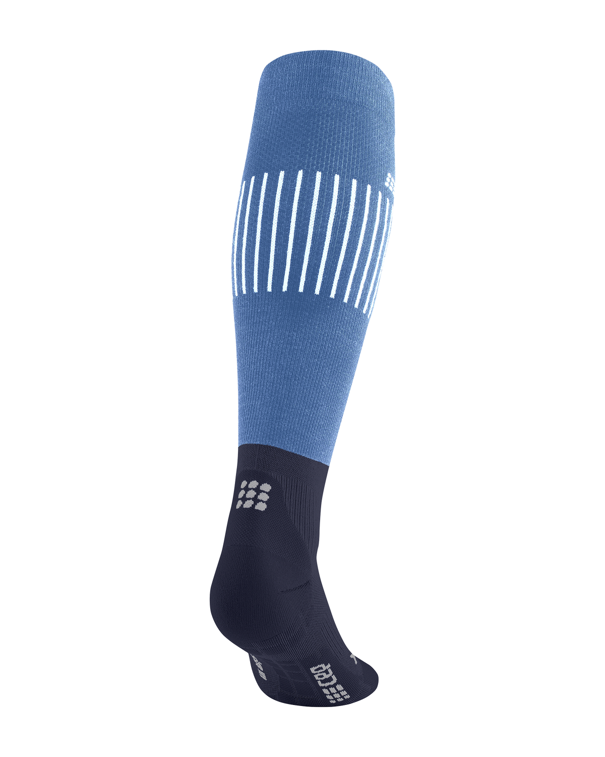 Ski Ultralight Tall Compression Socks, Women, Light Blue/Blue