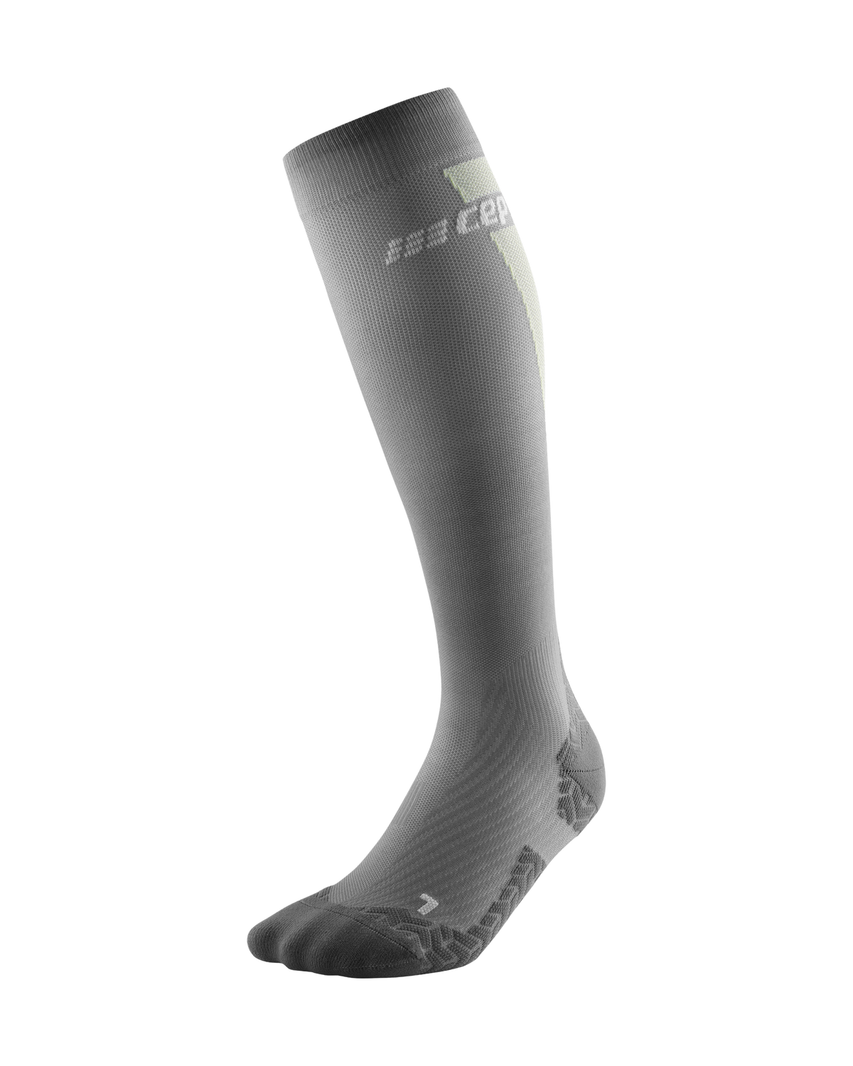 Ultralight Tall Compression Socks, Women, Ultralight Grey/Lime