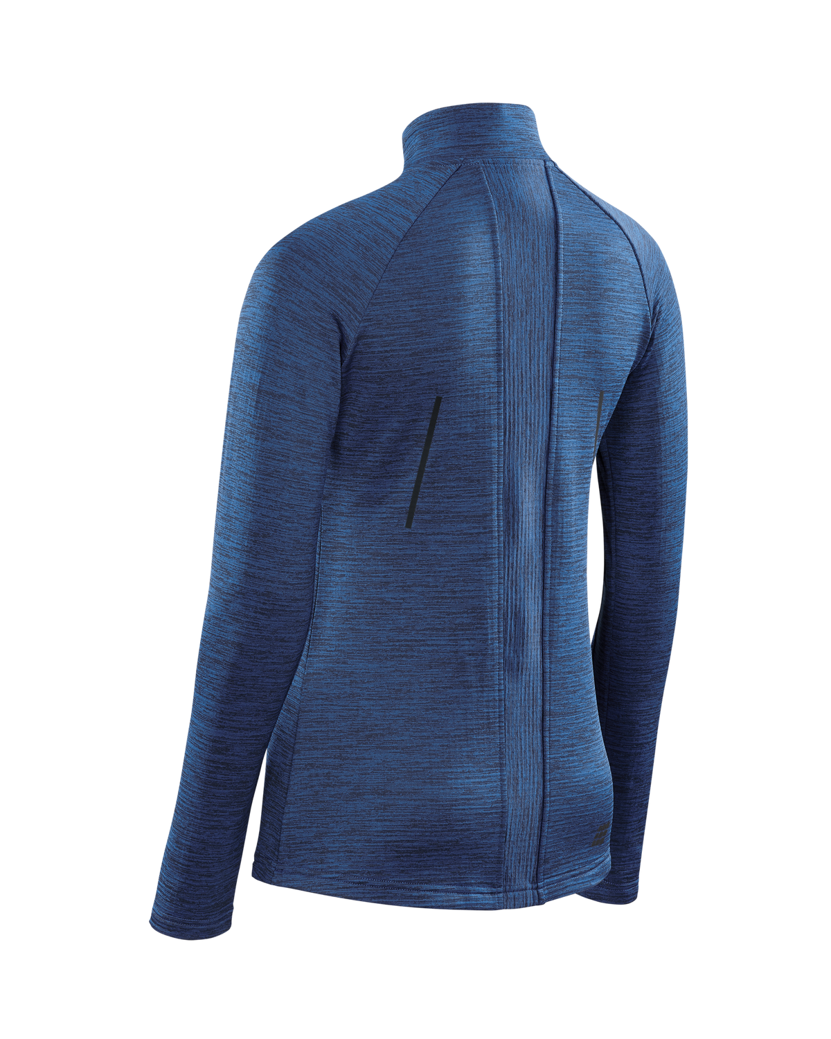 Winter Run Quarter Zip Pullover, Women, Dark Blue Melange