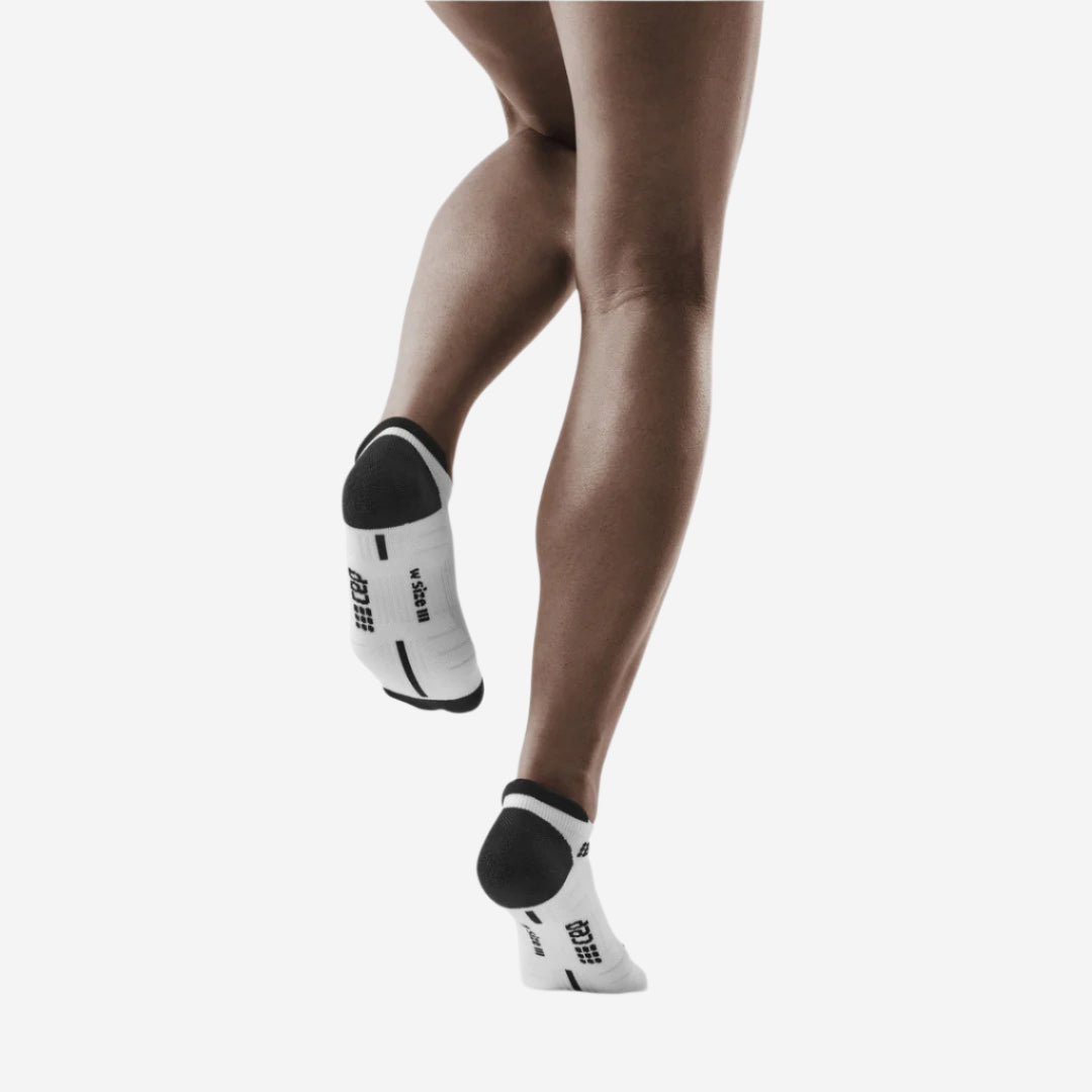 No Show Compression Socks 3.0, Women, White/Dark Grey