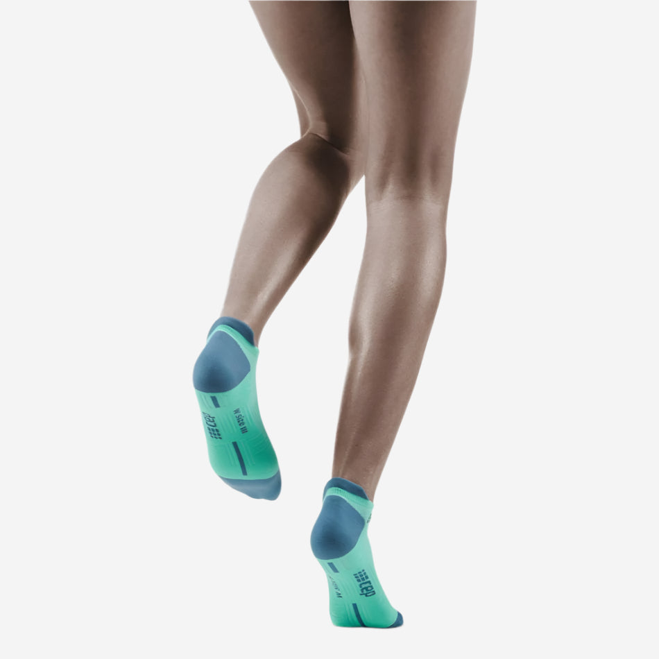 No Show Compression Socks 3.0, Women, Mint/Grey