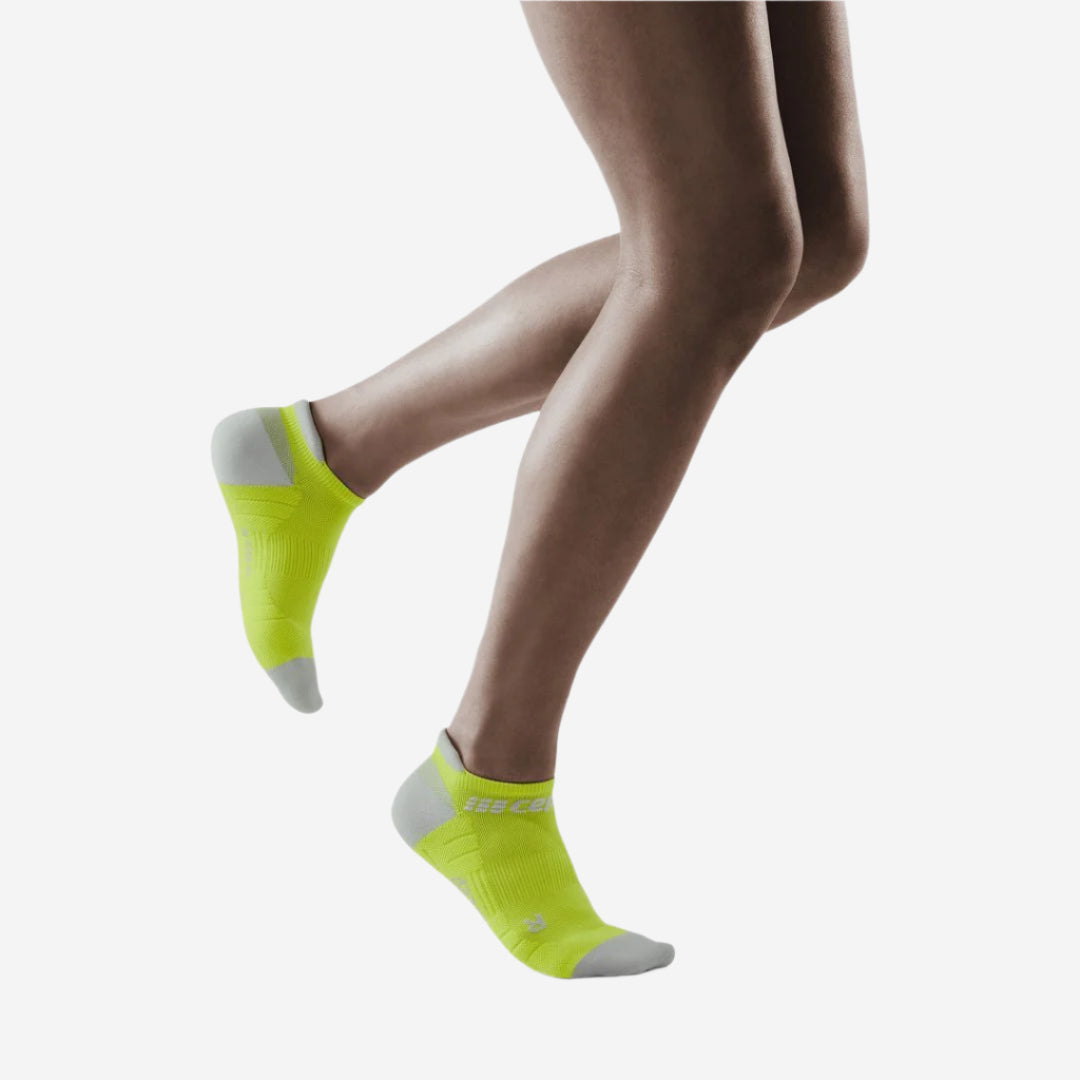 No Show Compression Socks 3.0, Women, Lime/Light Grey