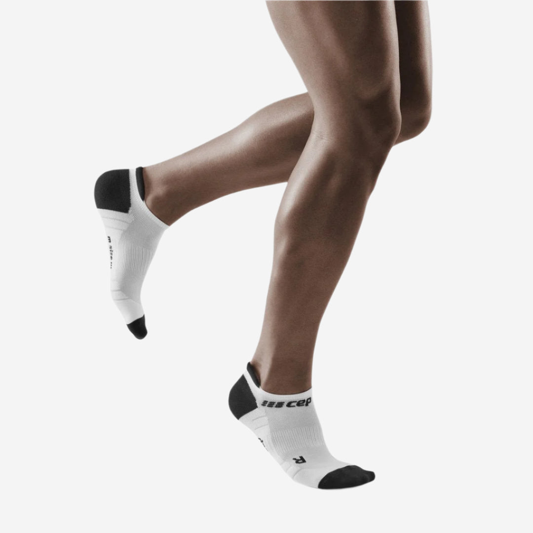 No Show Compression Socks 3.0, Men, White/Dark Grey