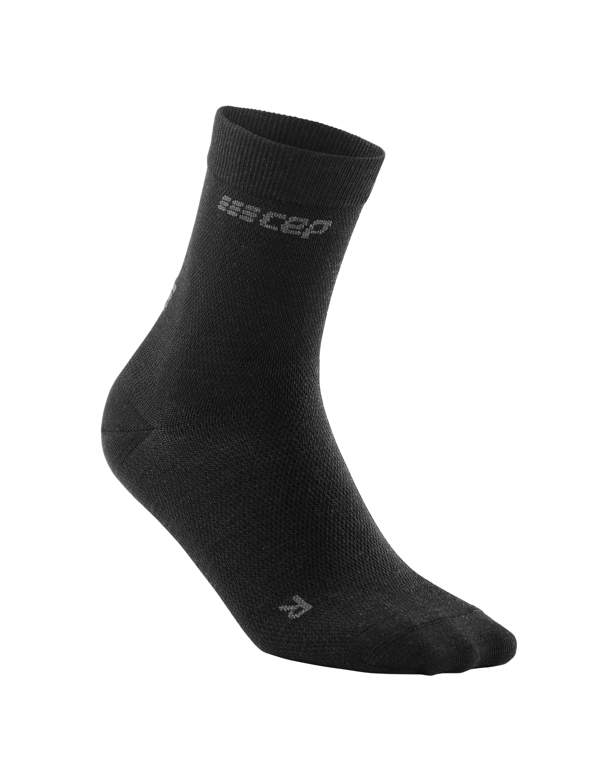 Allday Merino Mid Cut Compression Socks, Women, Anthracite