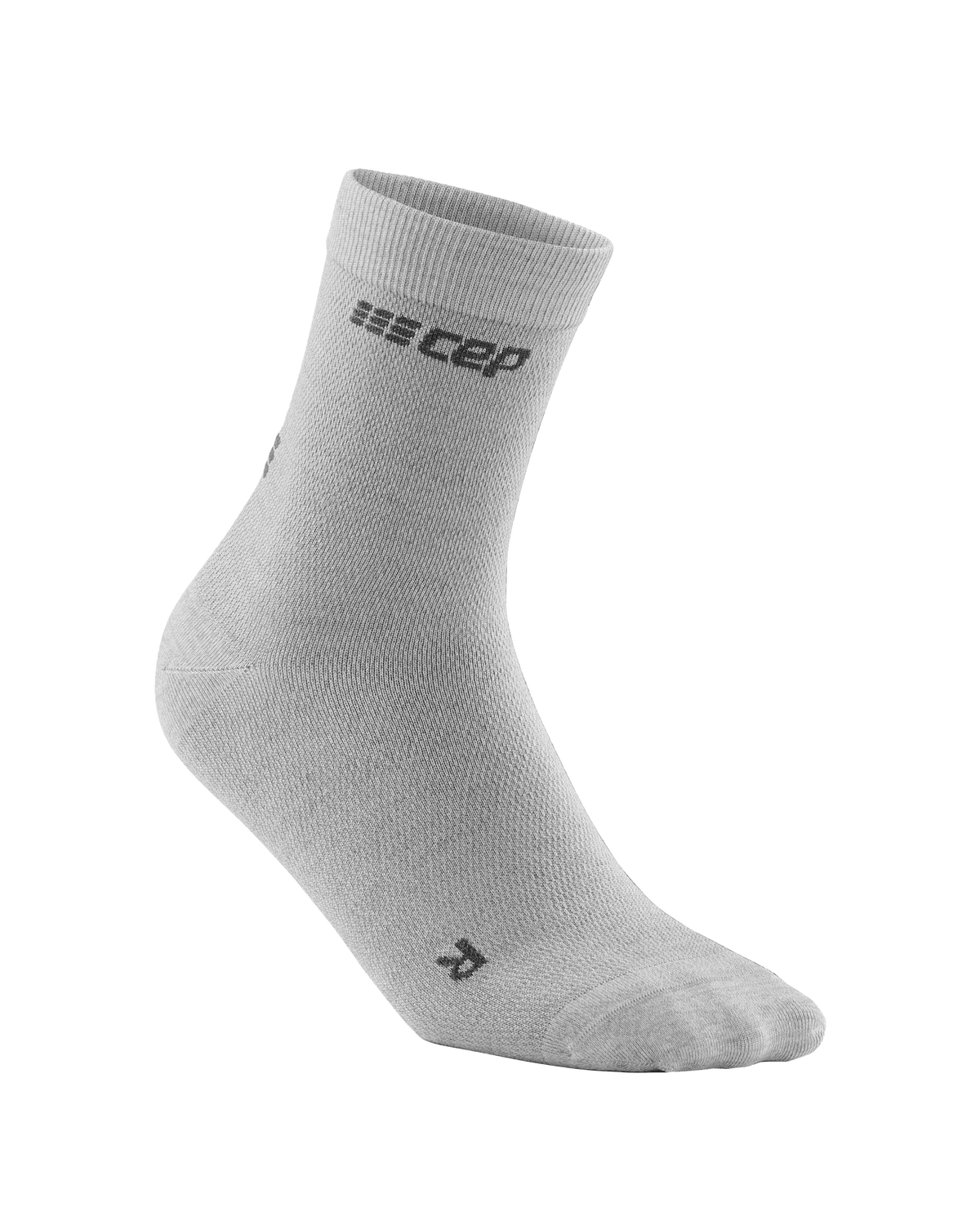 Allday Merino Mid Cut Compression Socks, Women, Light Grey