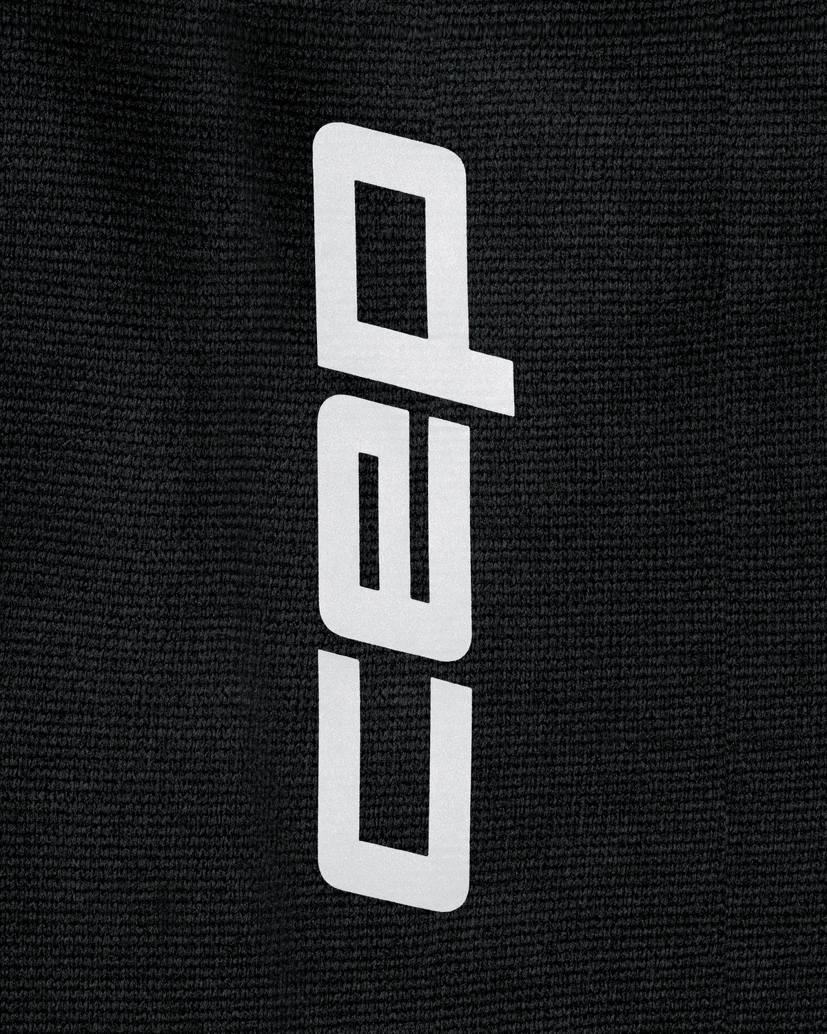 Core Run Balaclava, Black, close-up detail