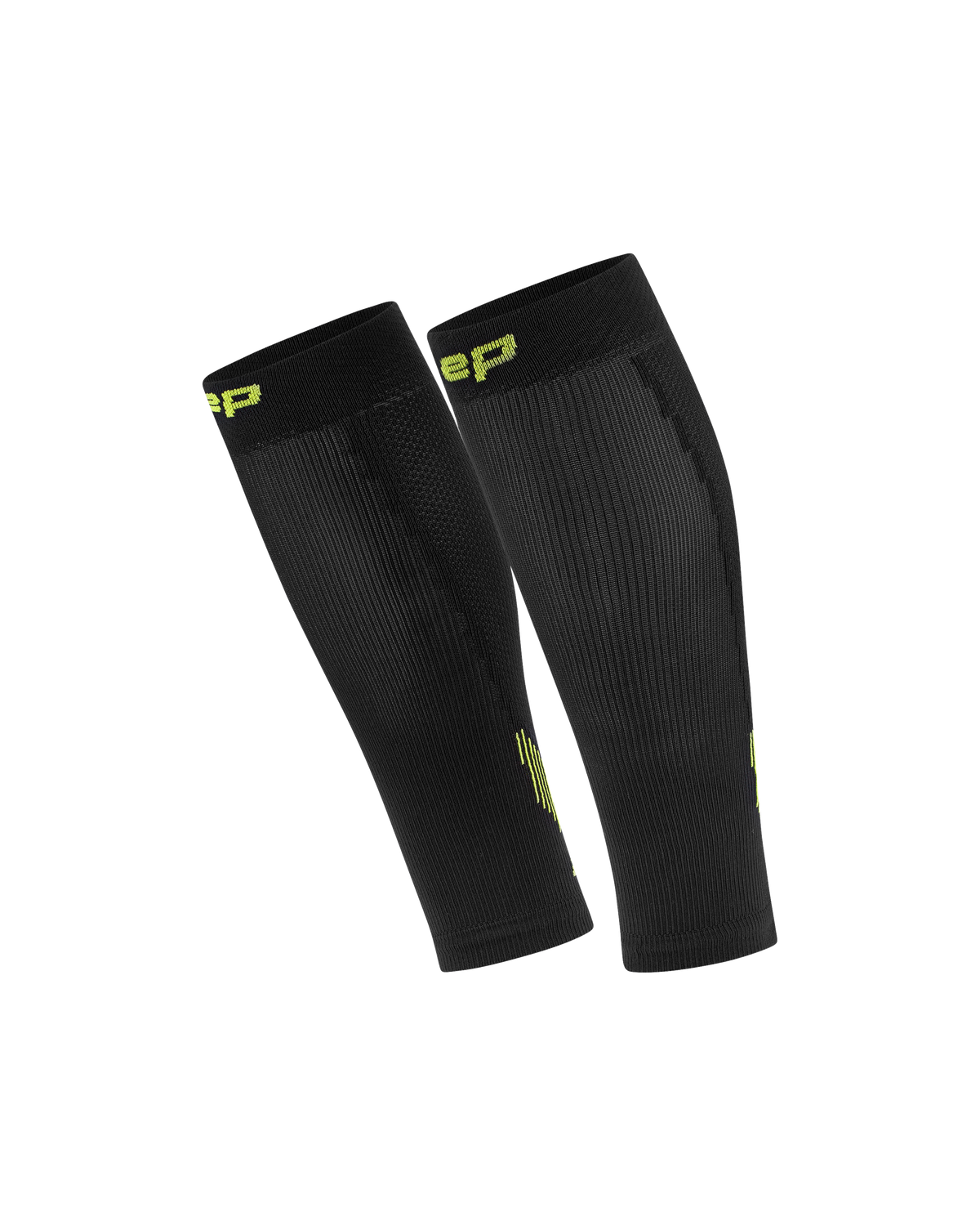 Core Run Calf Compression Sleeves 5.0, Women, Black/Lime