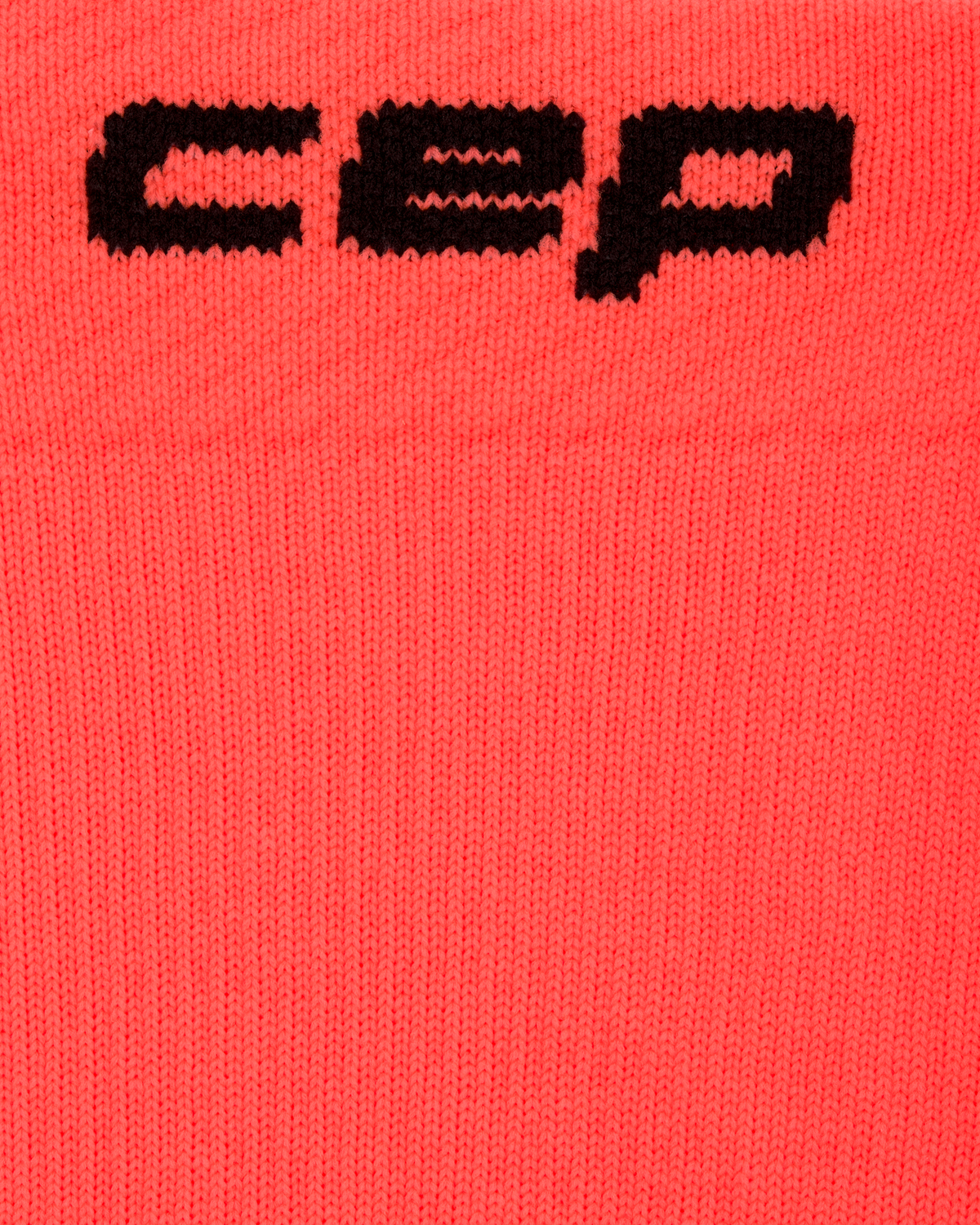 Core Run Calf Compression Sleeves 5.0, Women, Neon Coral, close-up detail