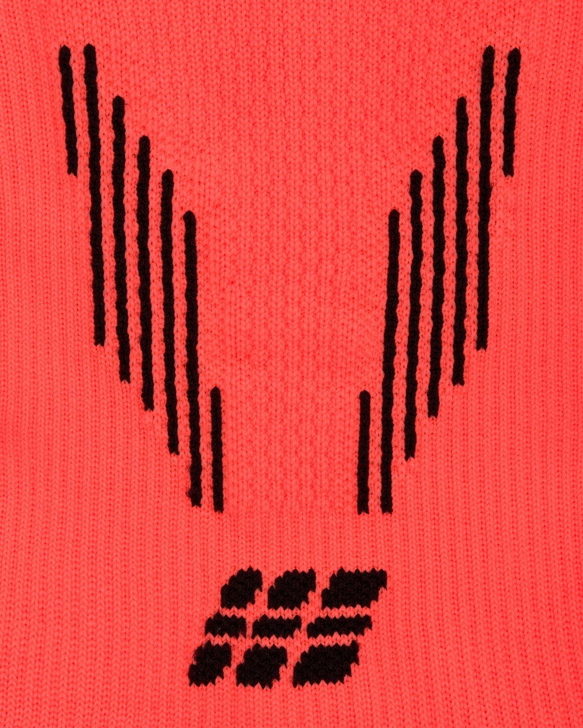 Core Run Calf Compression Sleeves 5.0, Women, Neon Coral, close-up detail
