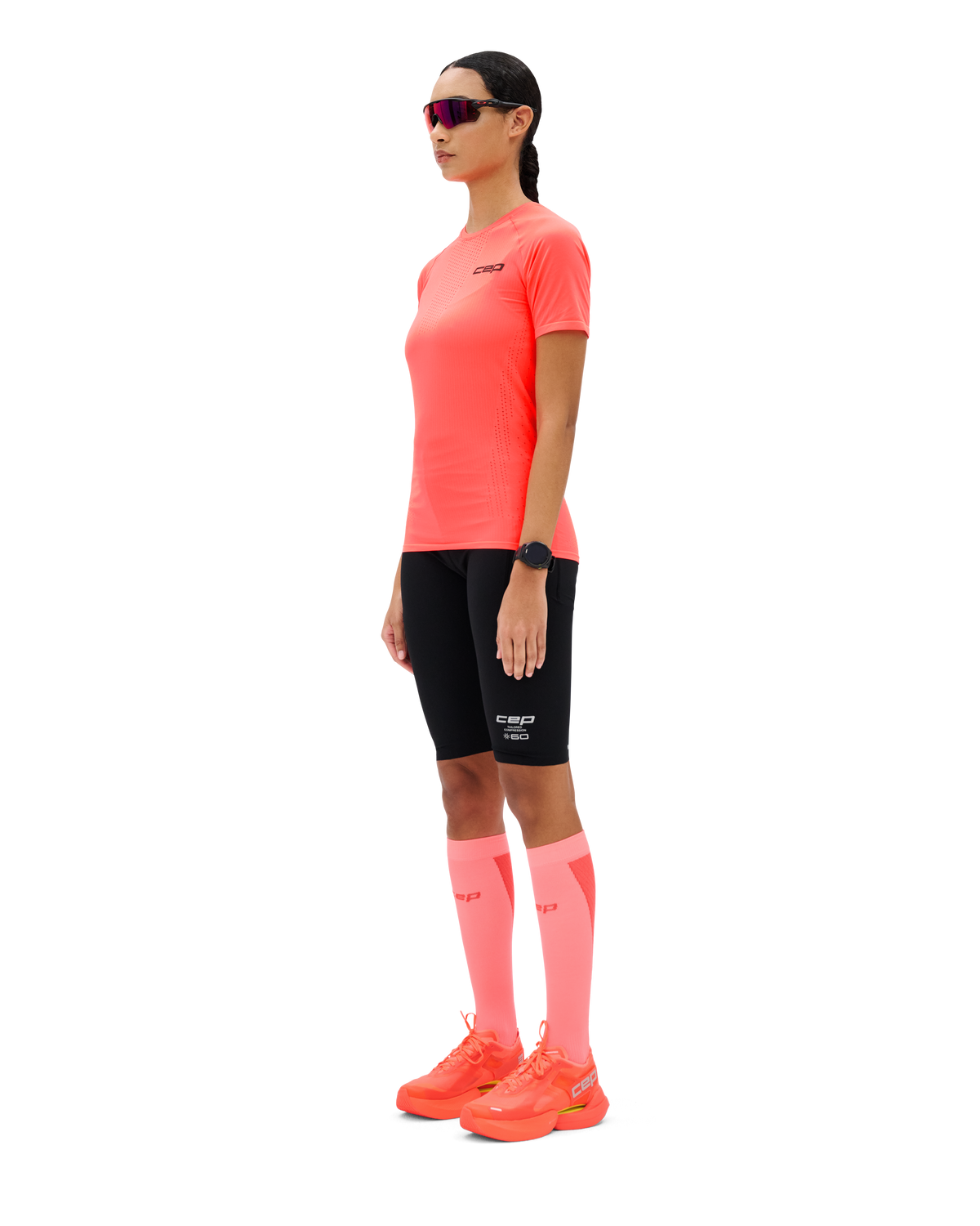 Core Run Compression Shorts, Women, Black