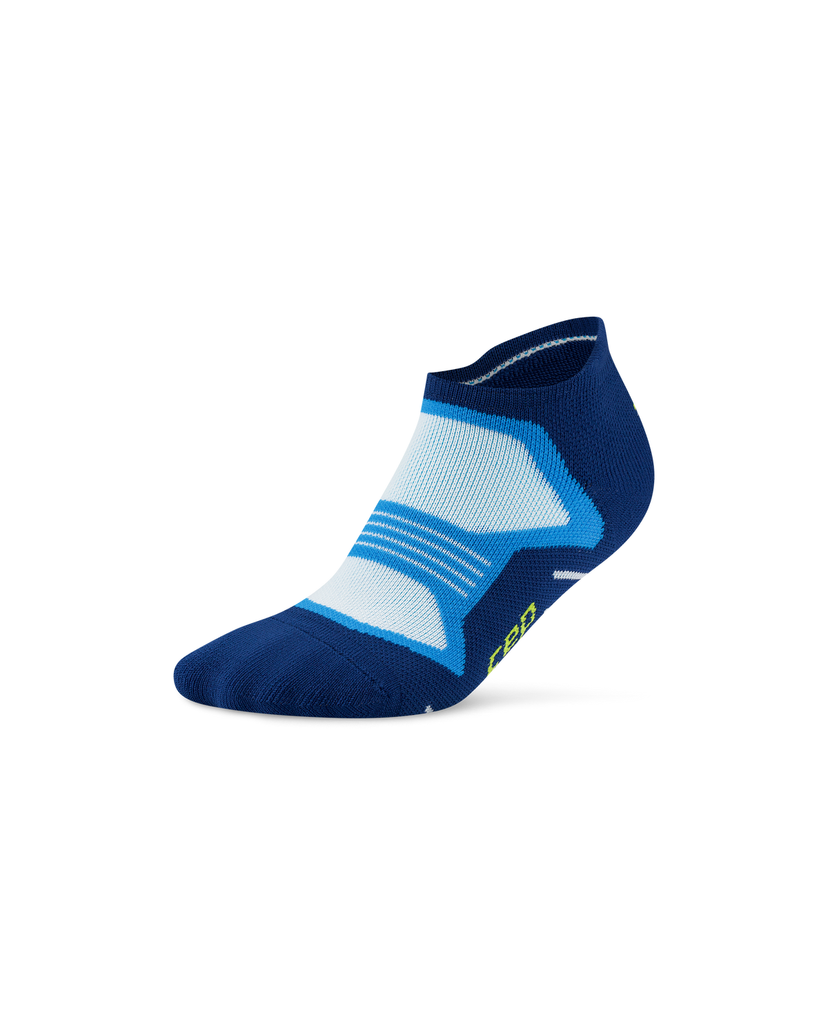 Core Run Cushion No Show Socks, Blue