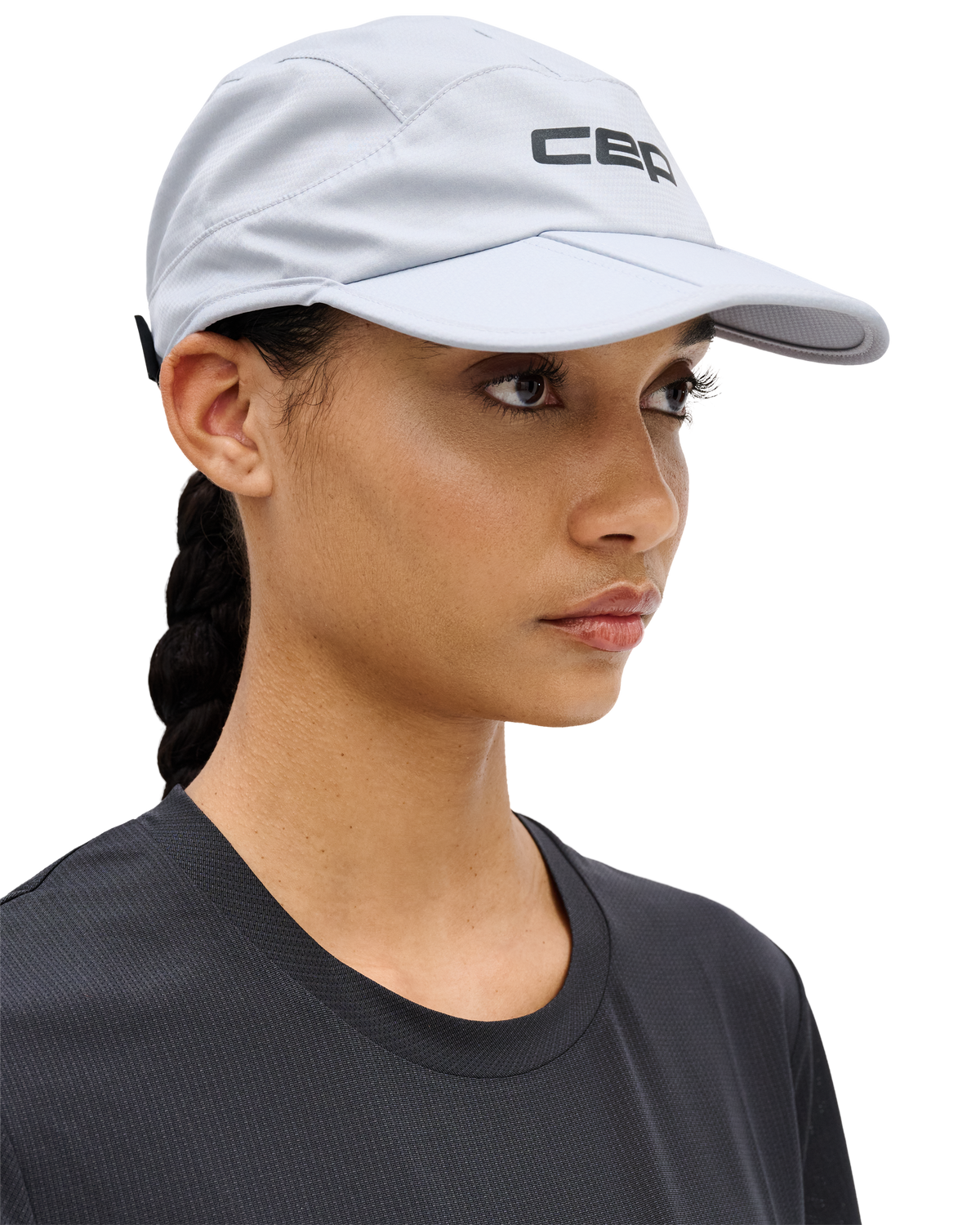 Core Run Foldable Cap, Light Grey