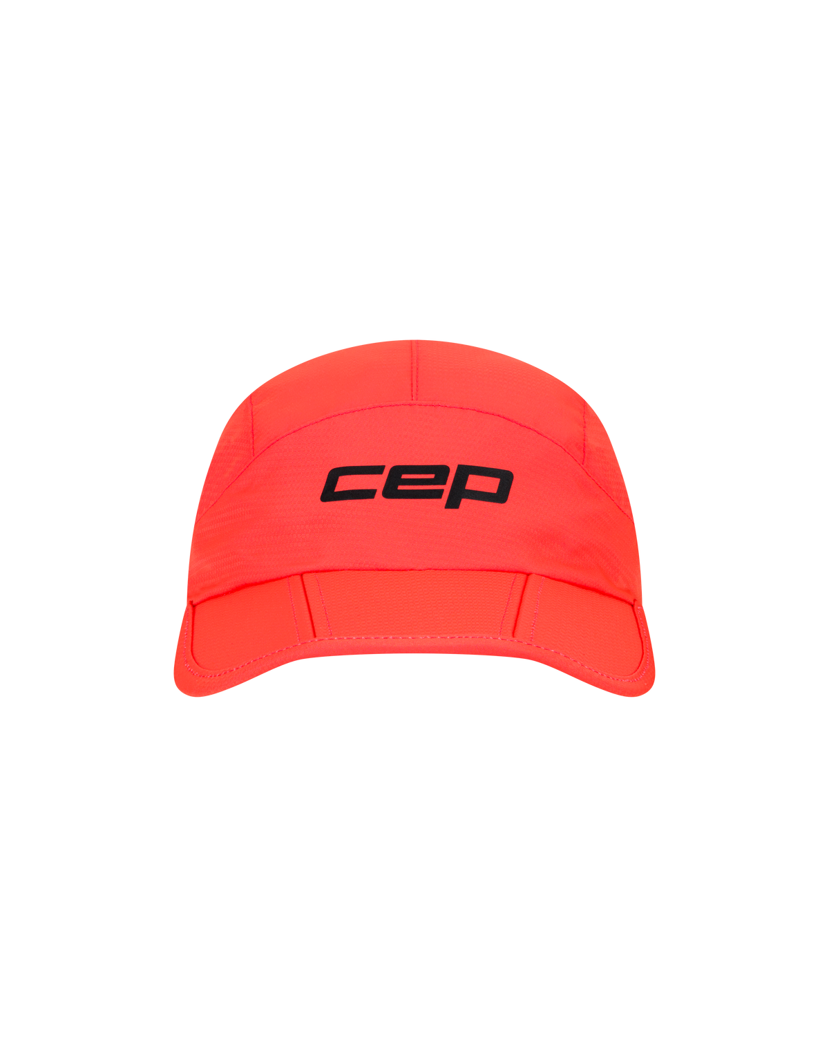Core Run Foldable Cap, Neon Coral