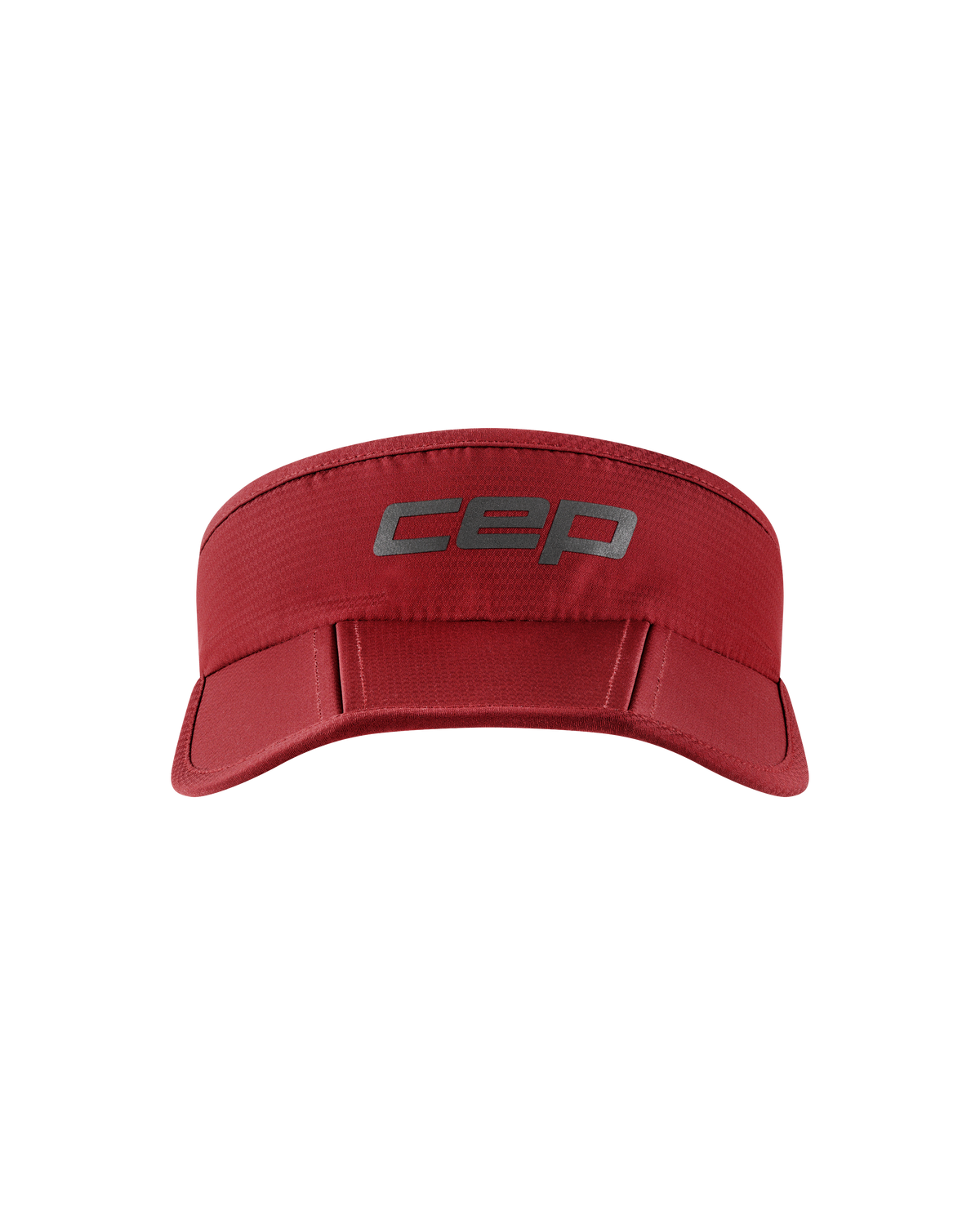 Core Run Foldable Visor, Burgundy