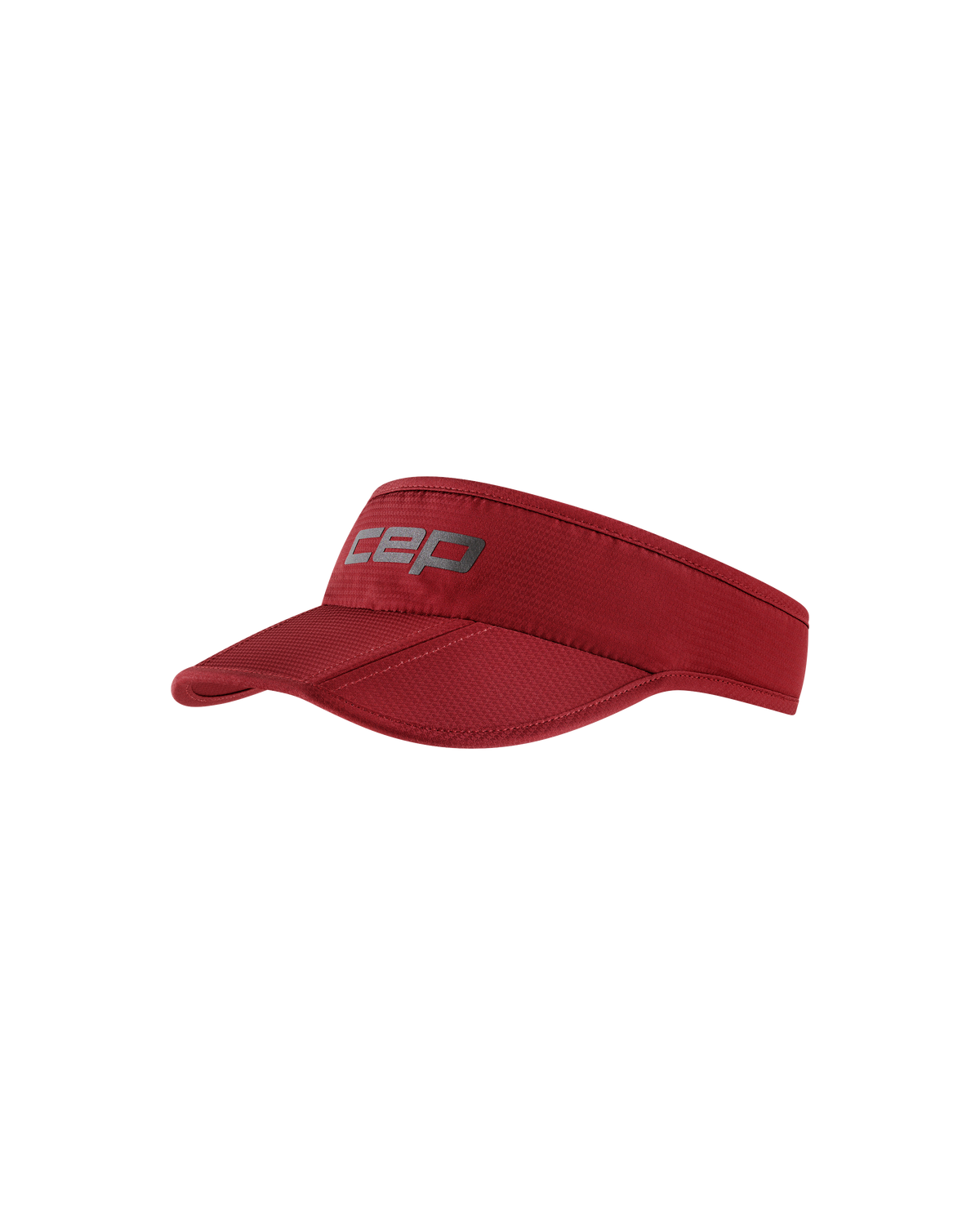Core Run Foldable Visor, Burgundy