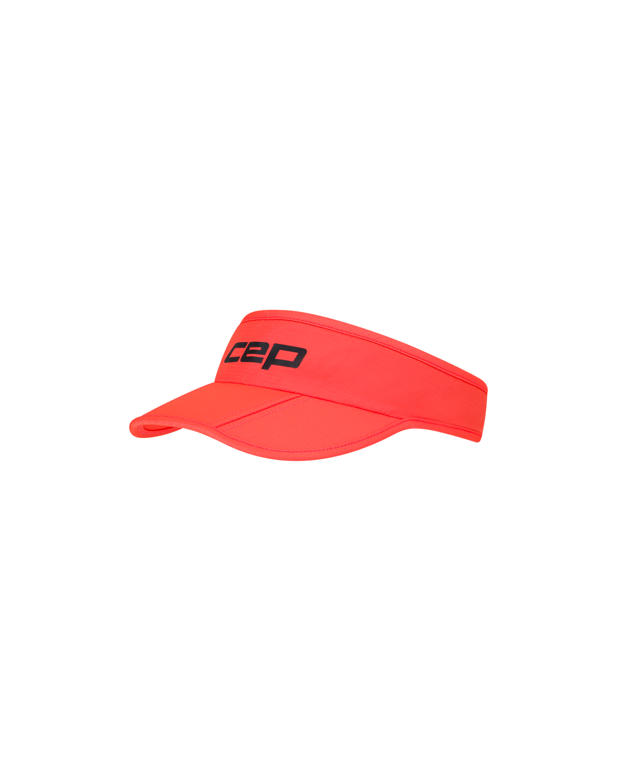 Core Run Foldable Visor, Neon Coral