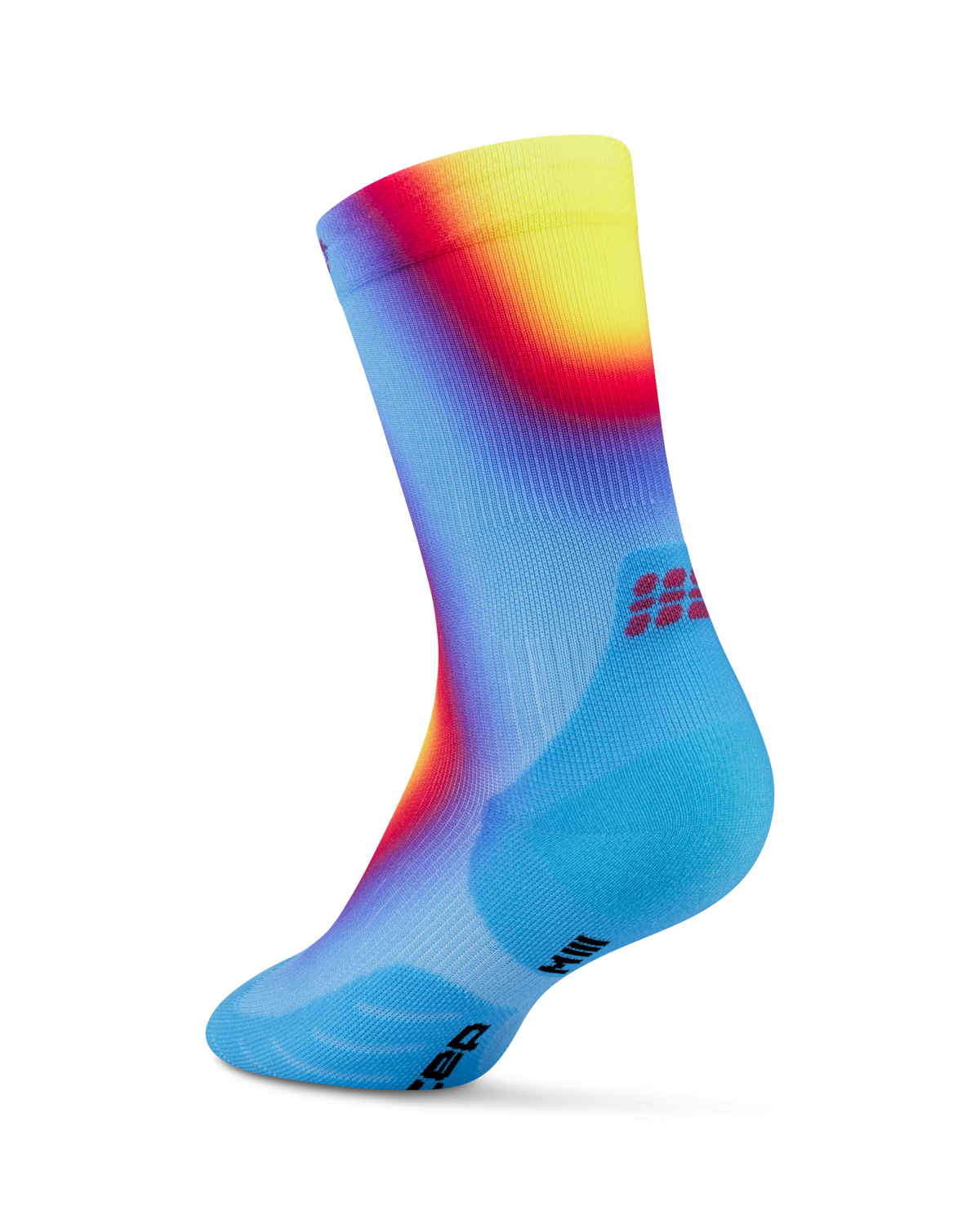 Core Run Gradient Mid Cut Compression Socks