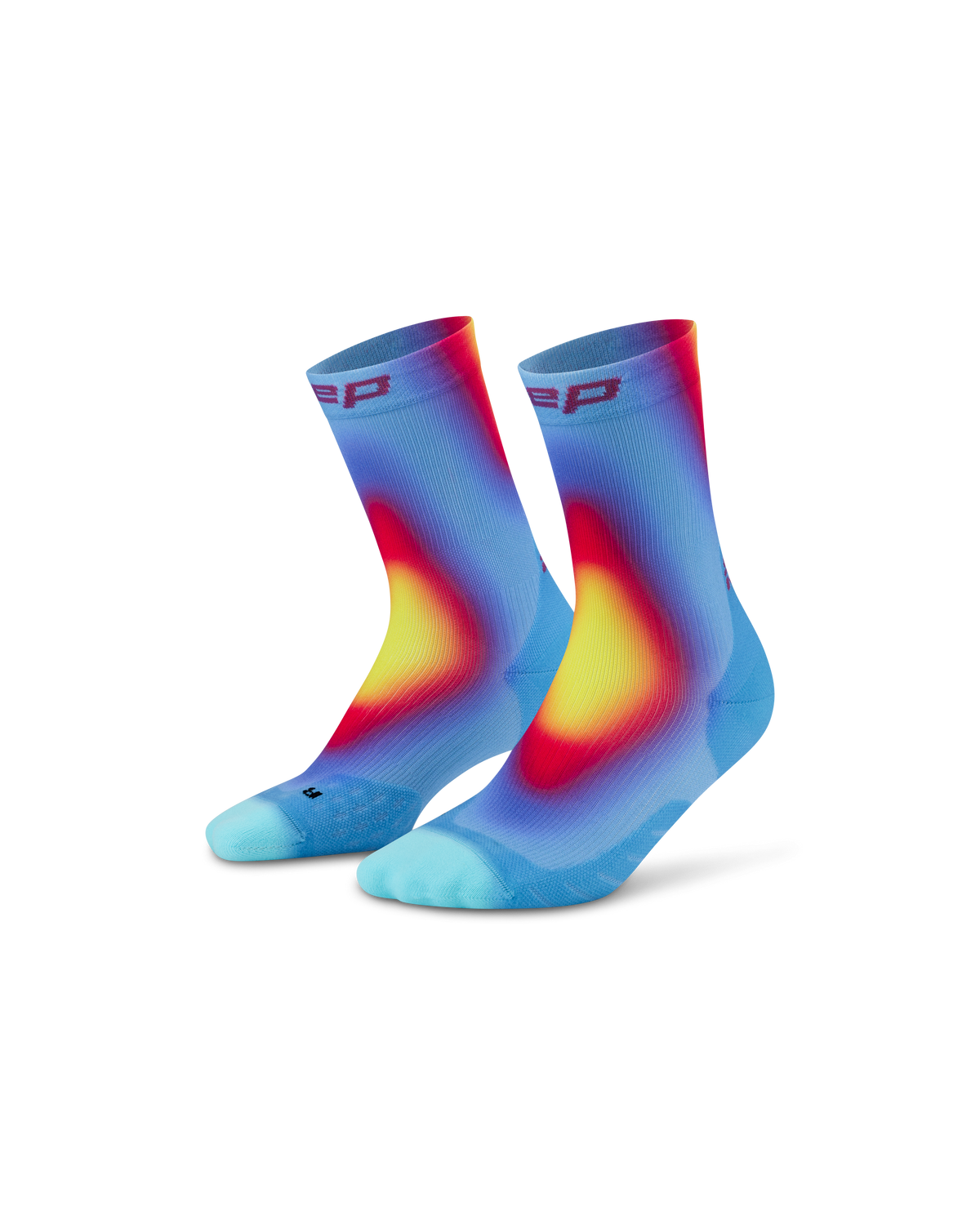 Core Run Gradient Mid Cut Compression Socks