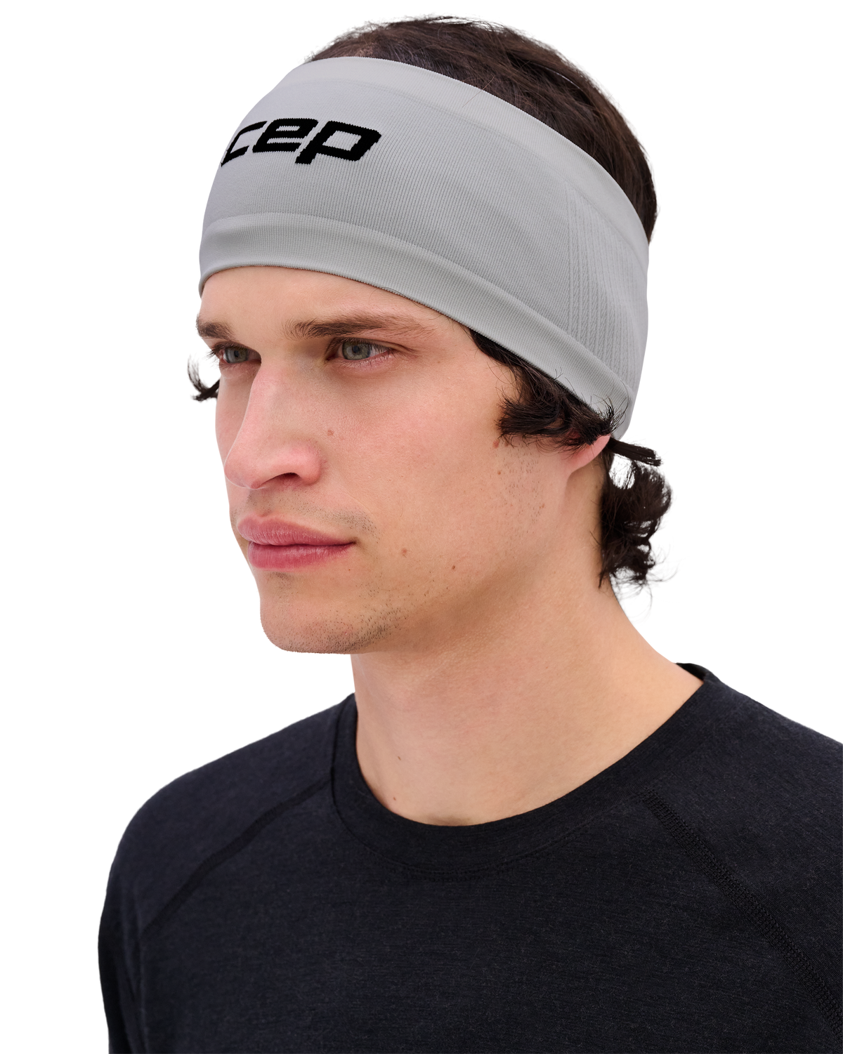 Core Run Headband, Light Grey