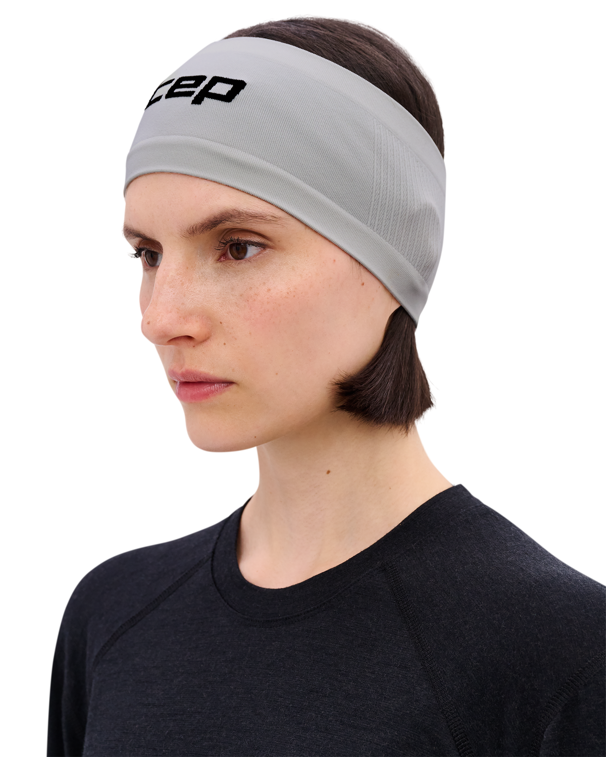 Core Run Headband, Light Grey