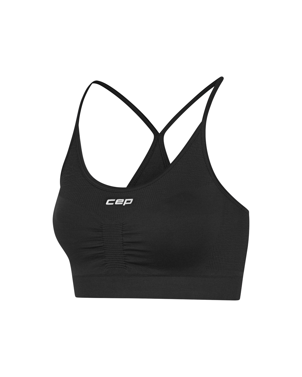 Core Run Light Support Bra, Black