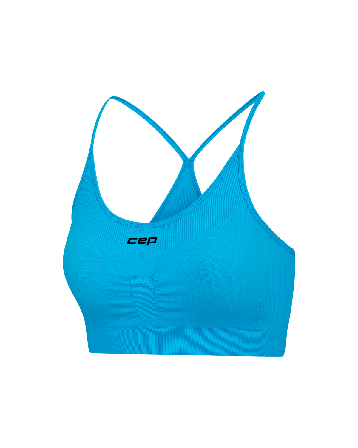 Core Run Light Support Bra, Light Blue
