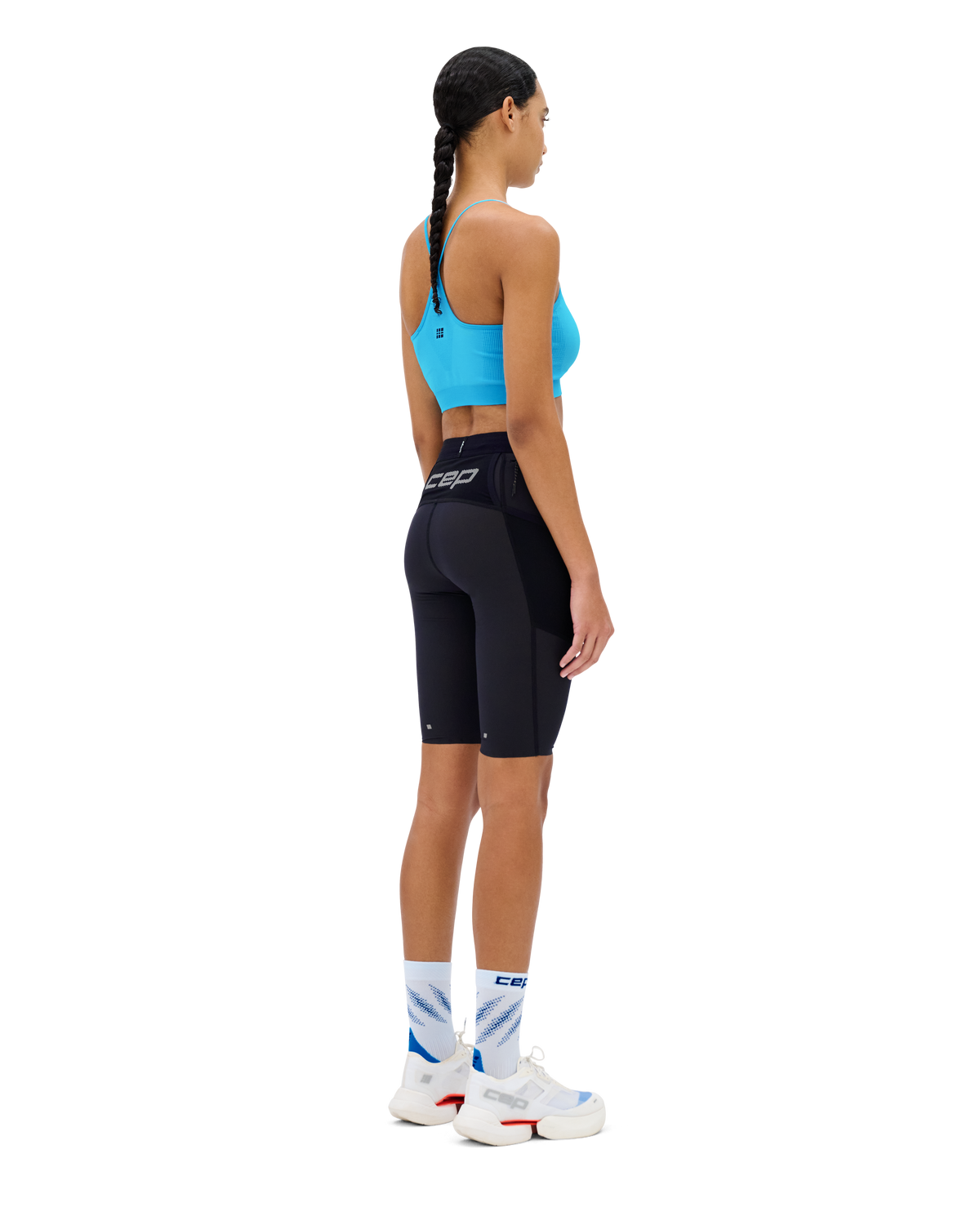 Core Run Light Support Bra, Light Blue