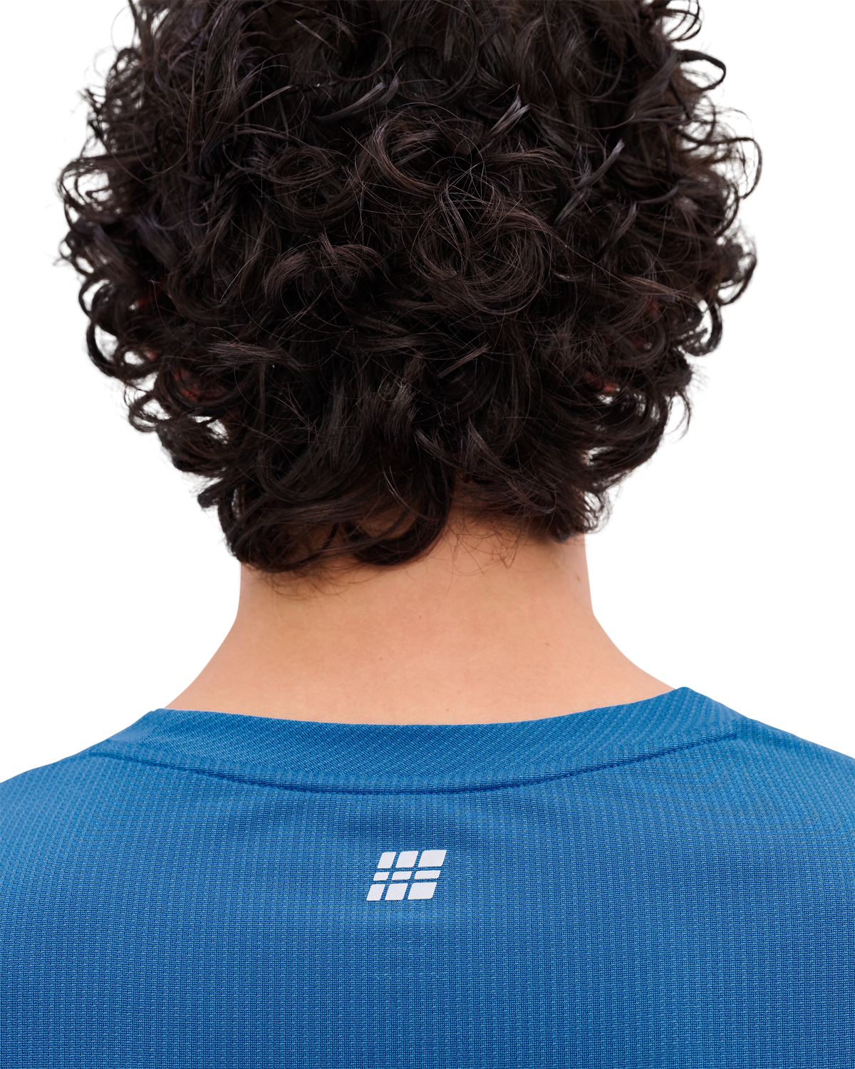 Core Run Long Sleeve Shirt, Men, Blue, close-up detail