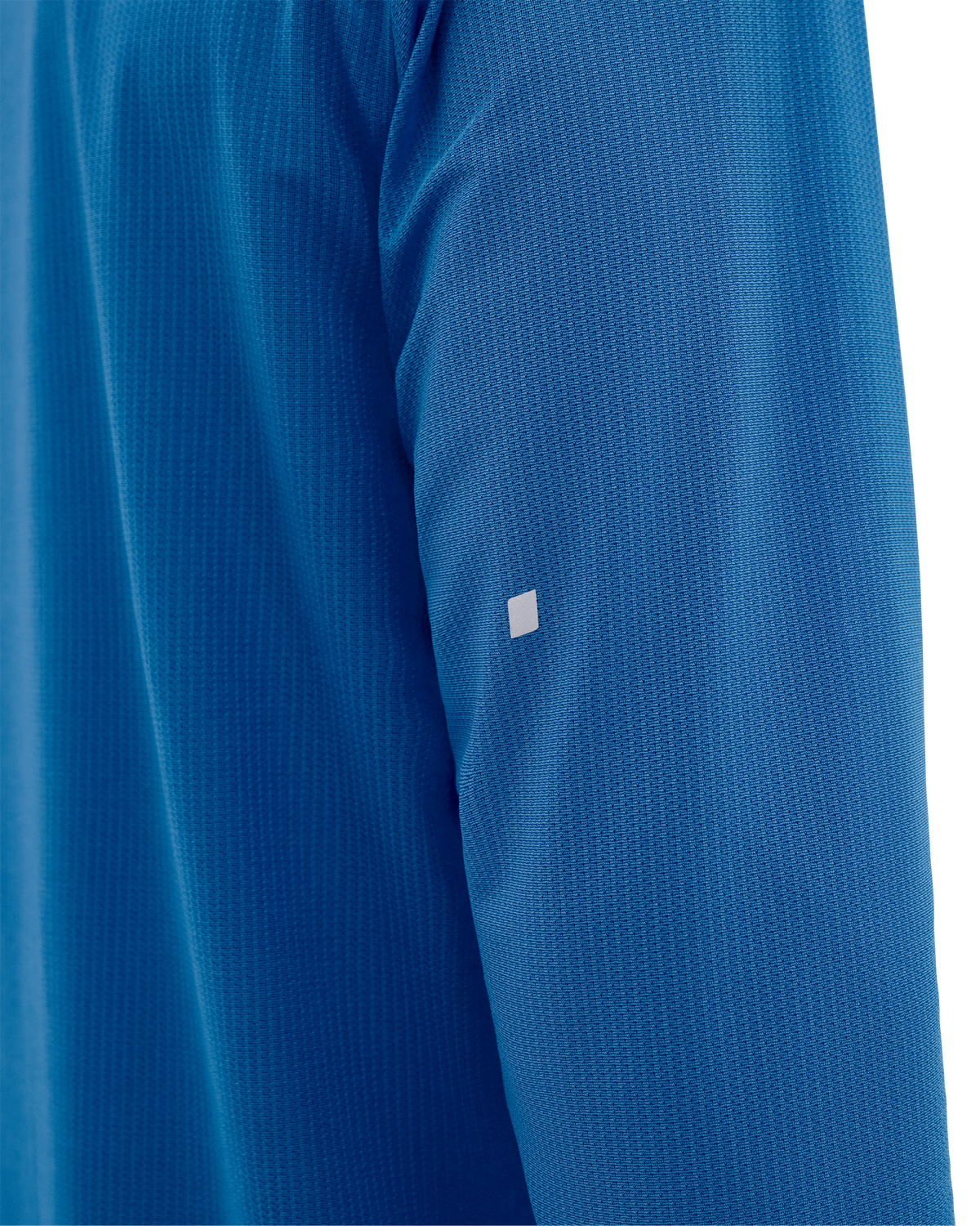 Core Run Long Sleeve Shirt, Men, Blue, close-up detail