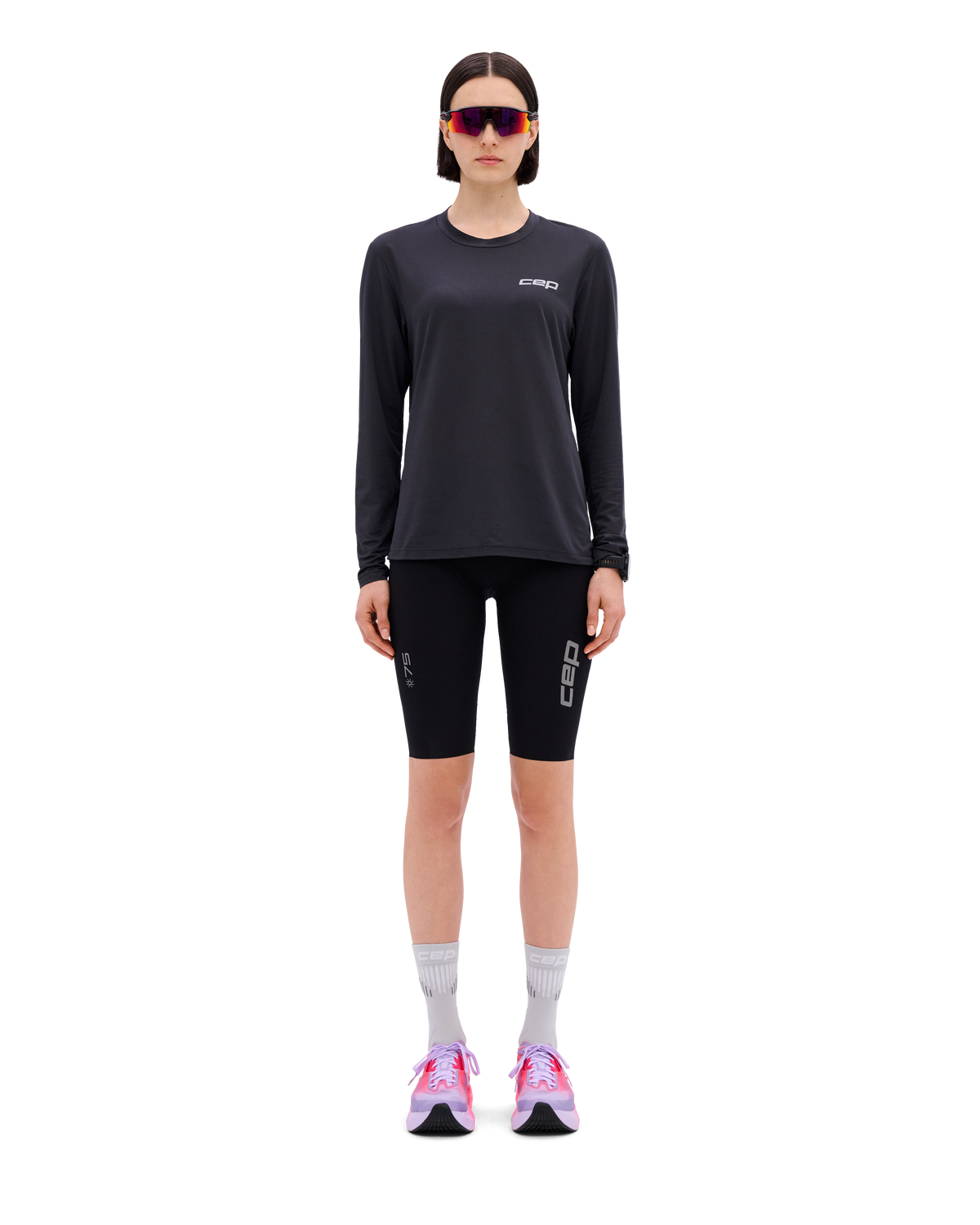 Core Run Long Sleeve Shirt, Women, Black