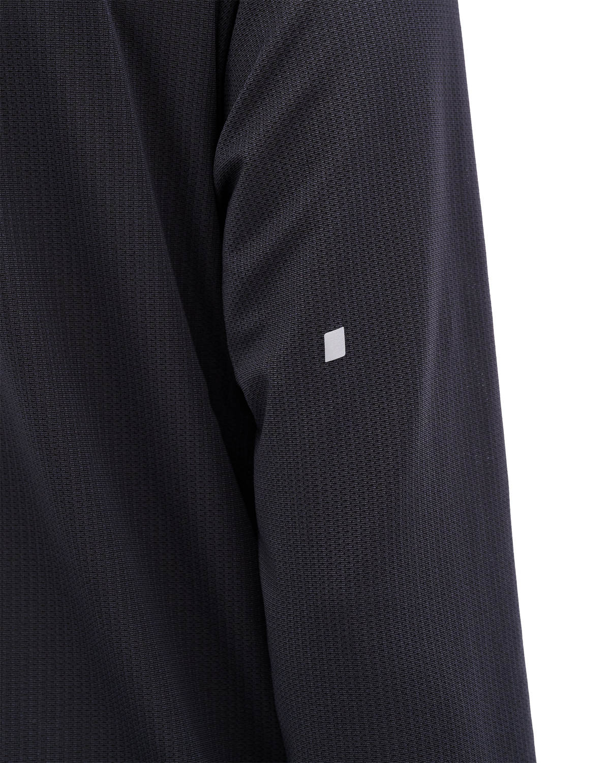 Core Run Long Sleeve Shirt, Women, Black, close-up detail