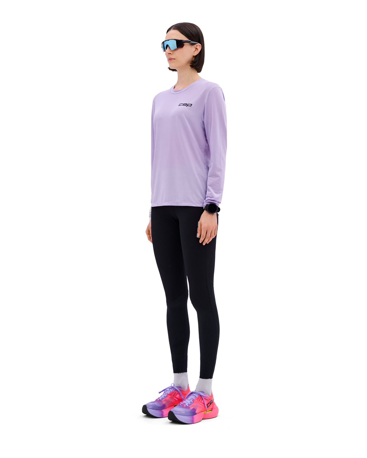 Core Run Long Sleeve Shirt, Women, Lilac
