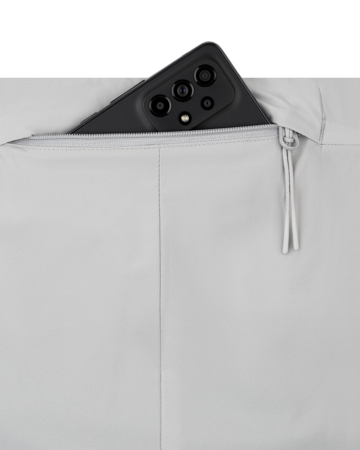 Core Run Loose Fit Shorts, Men, Light Grey, close-up detail