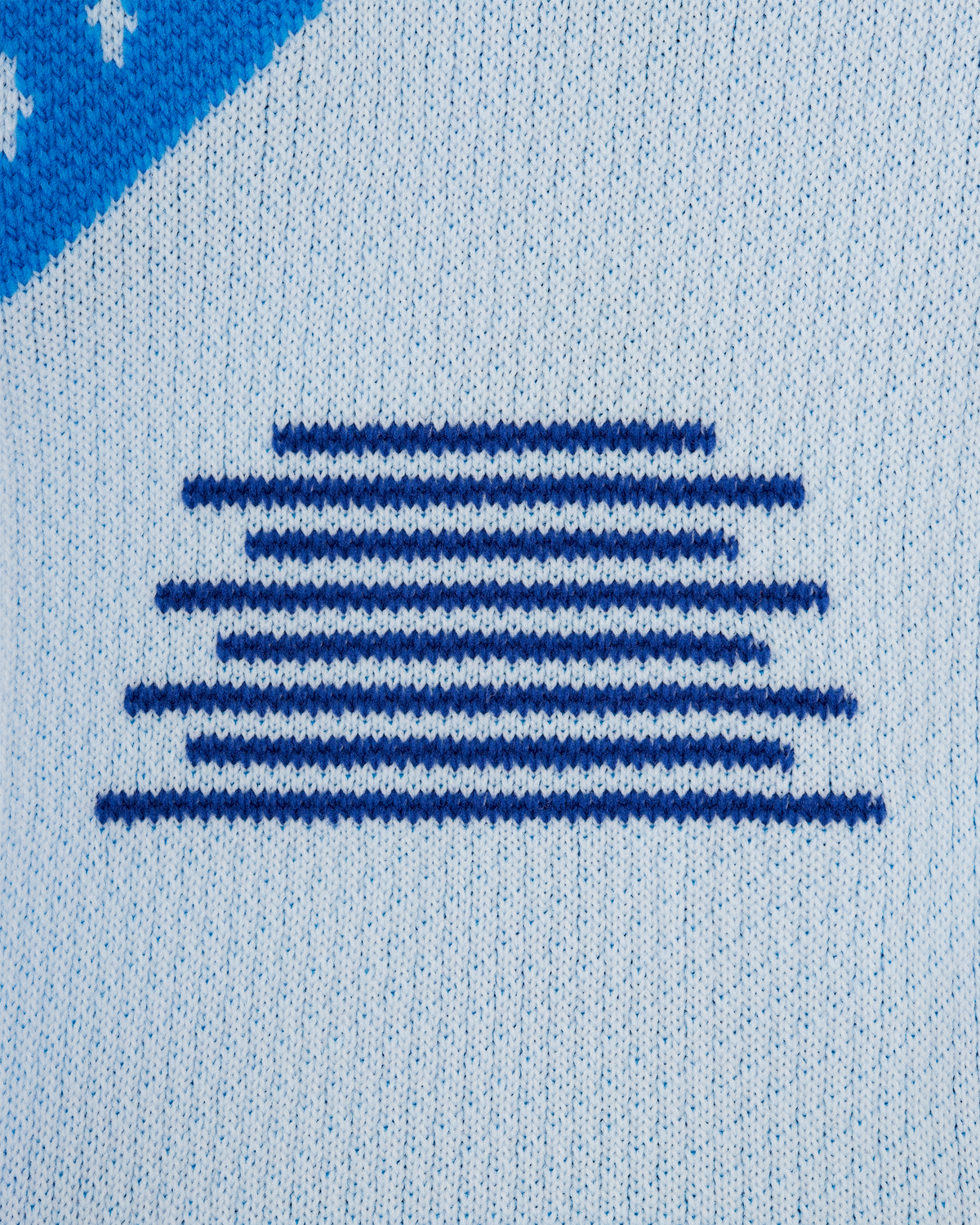 Core Run Low Cut Socks 5.0, Blue/Ice, close-up detail