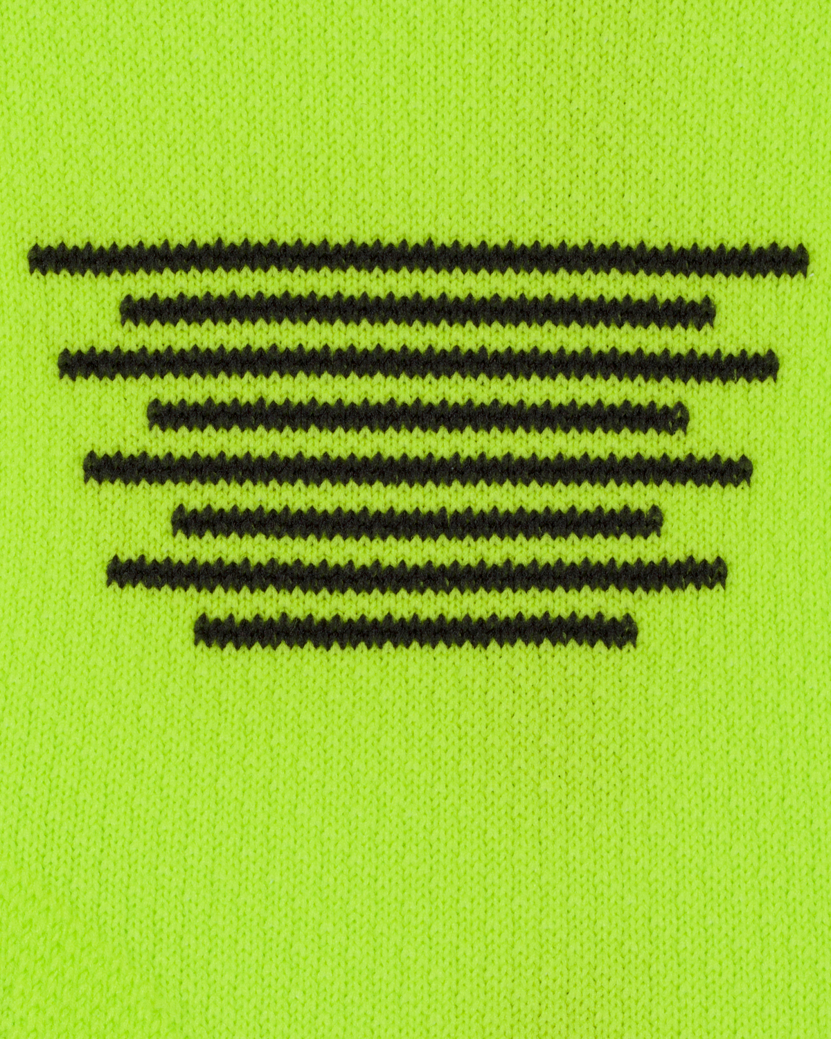 Core Run Low Cut Socks 5.0, Lime/Black, close-up detail