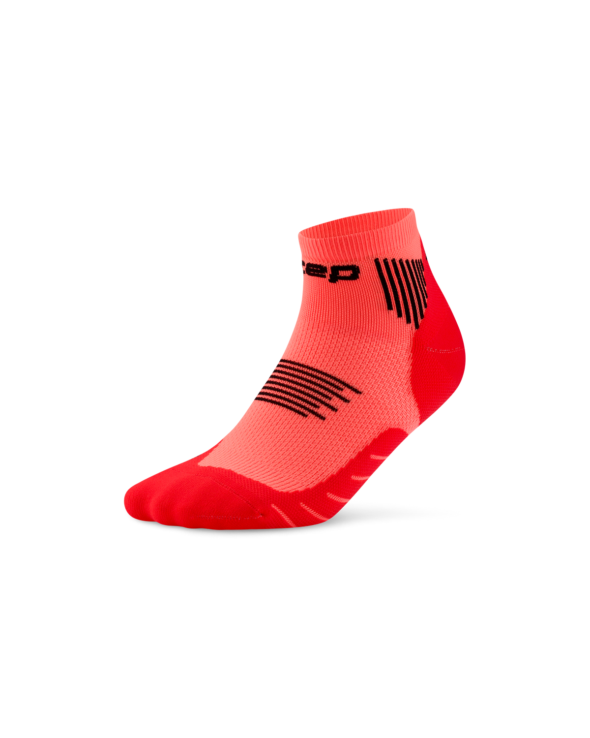 Core Run Low Cut Socks 5.0, Neon Coral