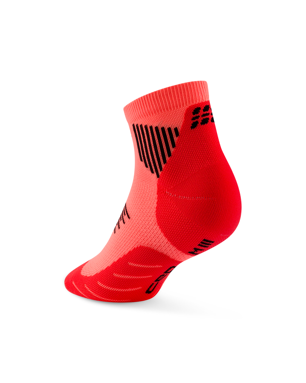Core Run Low Cut Socks 5.0, Neon Coral