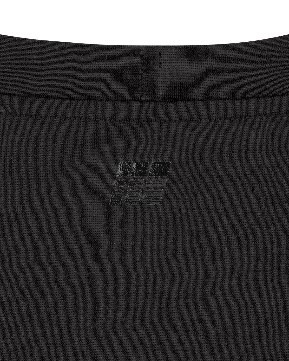 Core Run Merino Long Sleeve Base Shirt, Men, Black, close-up detail