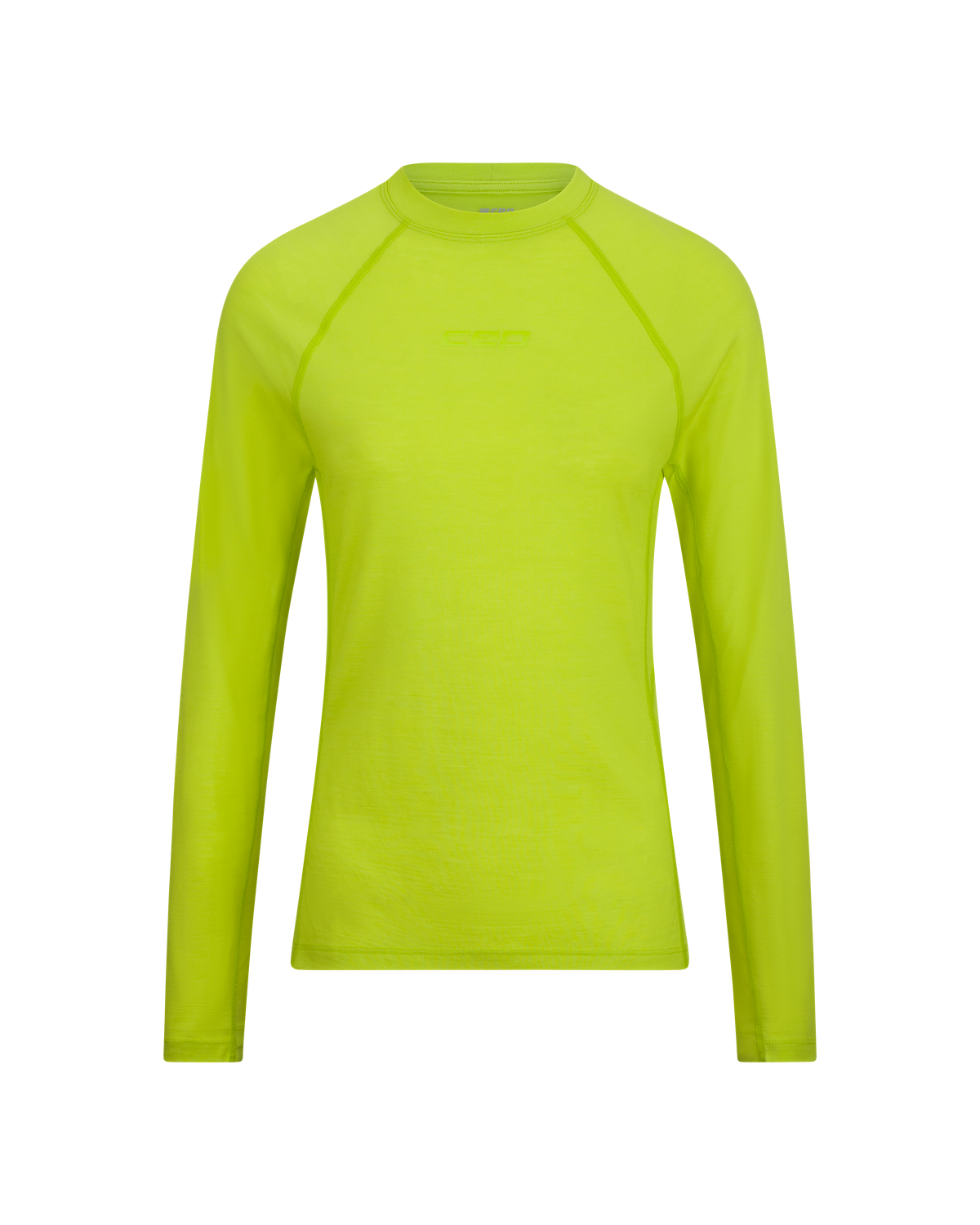 Core Run Merino Long Sleeve Base Shirt, Women, Lime