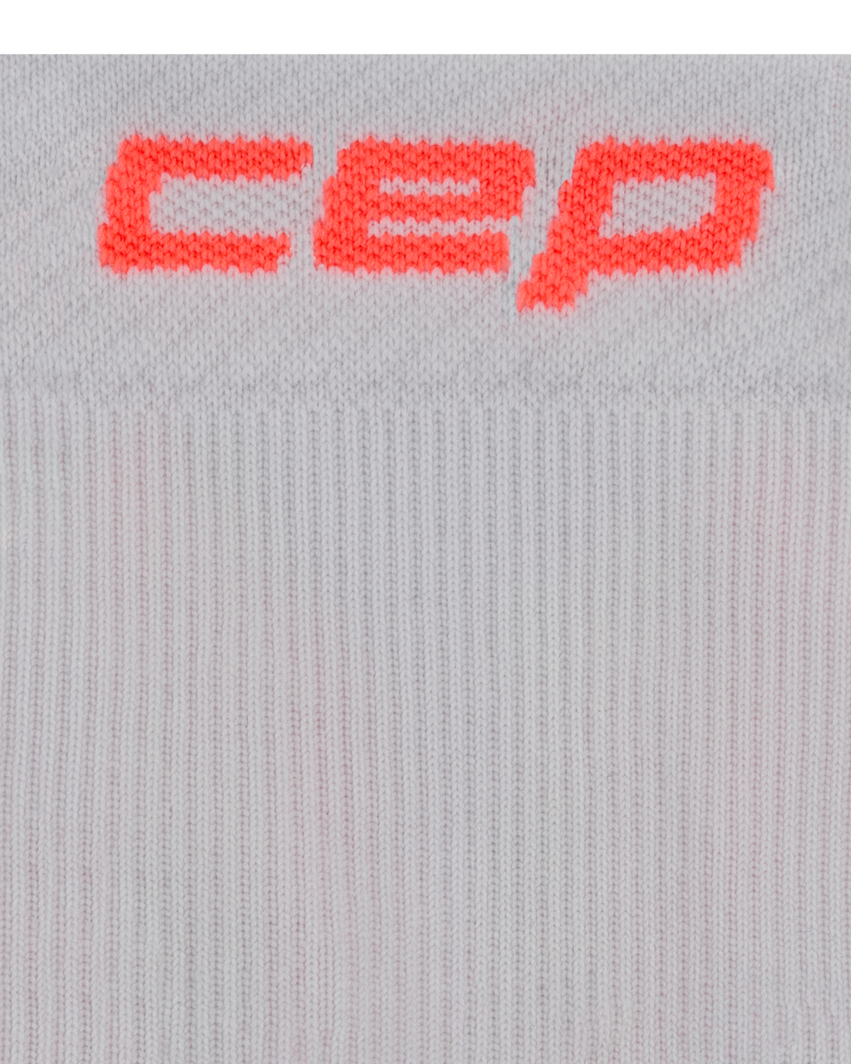Core Run Mid Cut Compression Socks 5.0, Grey, close-up detail