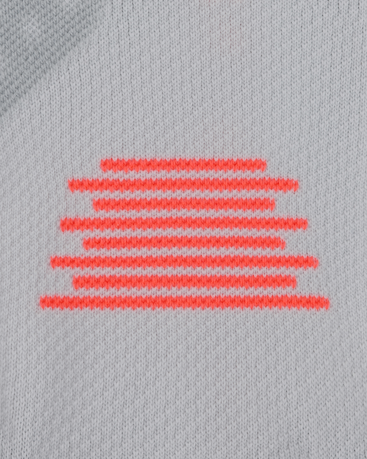 Core Run Mid Cut Compression Socks 5.0, Grey, close-up detail