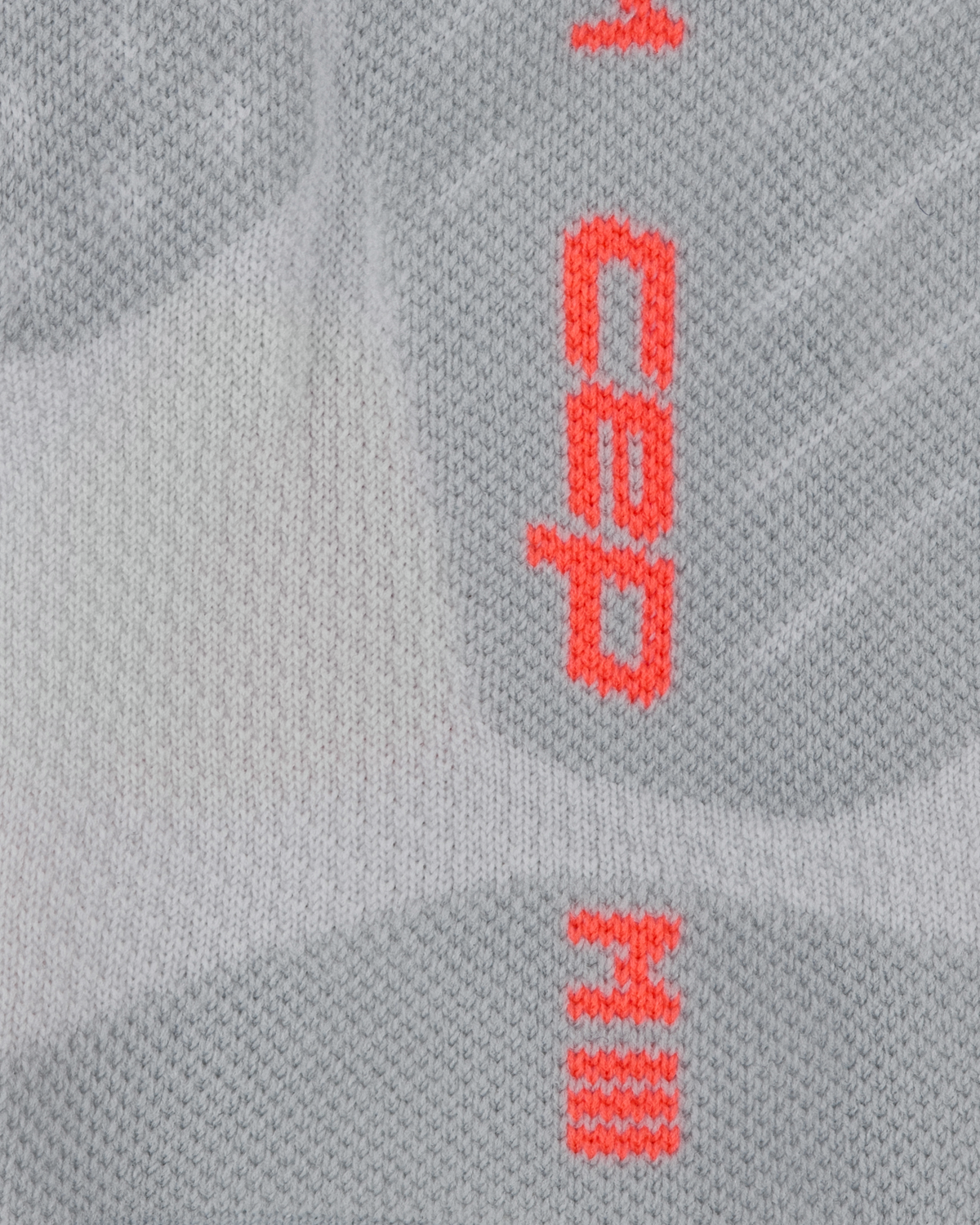 Core Run Mid Cut Compression Socks 5.0, Grey, close-up detail