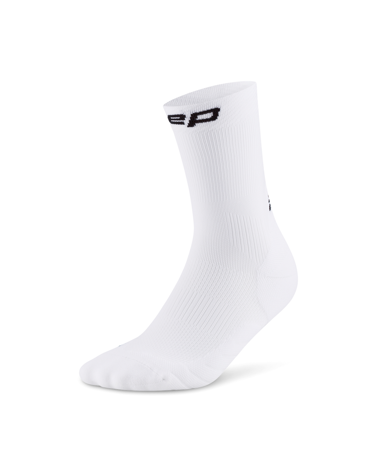 Core Run Mid Cut Compression Socks 5.0, White