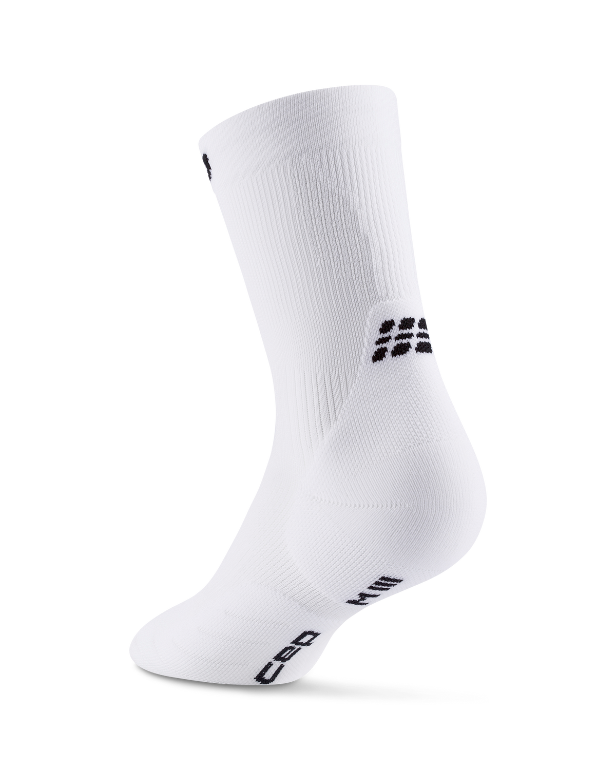 Core Run Mid Cut Compression Socks 5.0, White